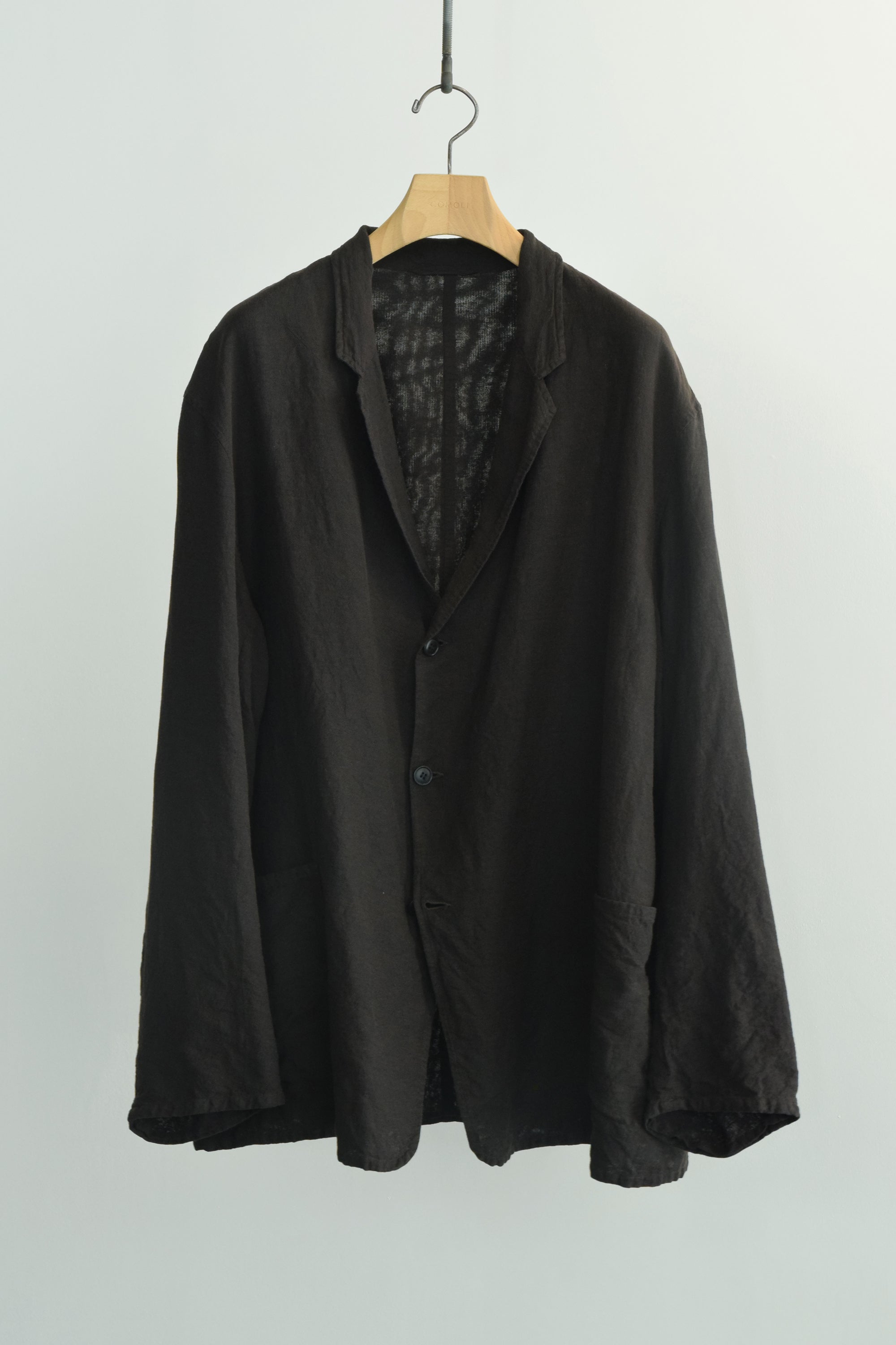 COMOLI シルクコットン ジャケット BROWN SIZE3 COMOLI 