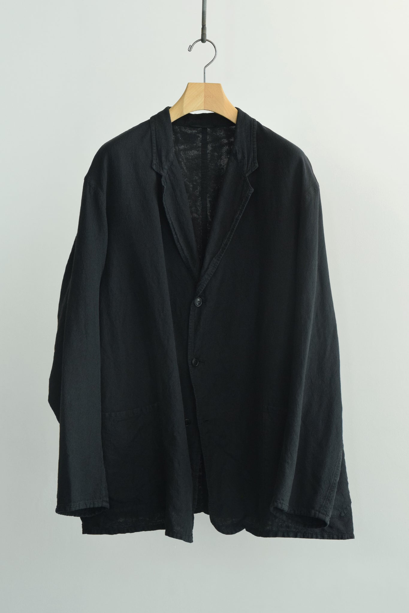 COMOLI シルクコットン ジャケット FADE BLACK COMOLI 