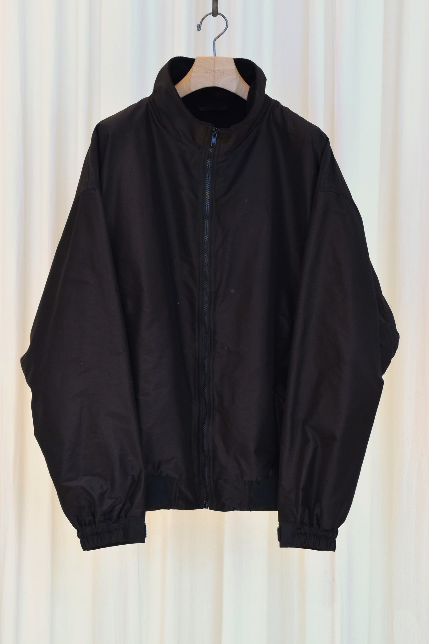 COMOLI "Cotton Silk Track Jacket / BROWN"