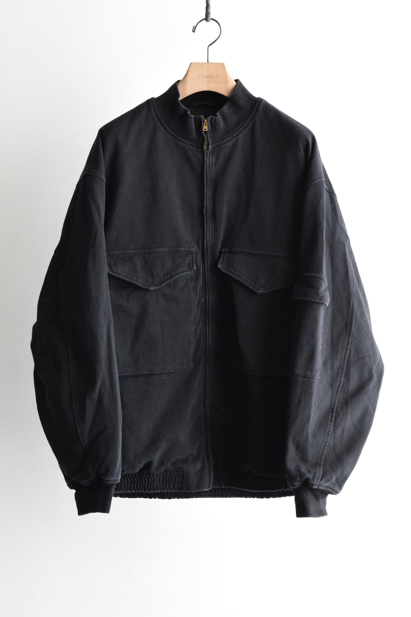 COMOLI "Cotton Jersey G8 Jacket/Black"
