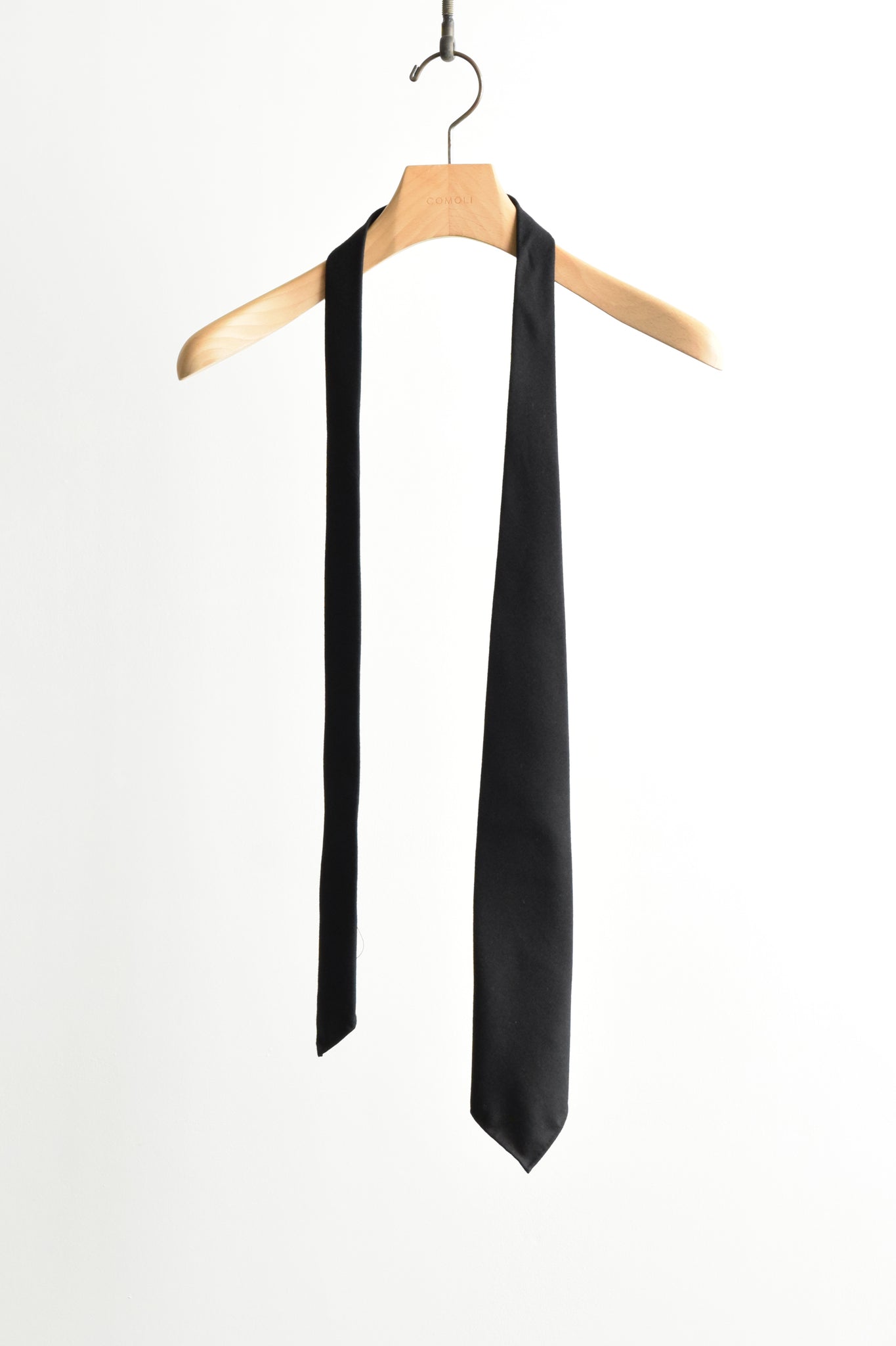 COMOLI "Cotton Flannel Jacket/Black"