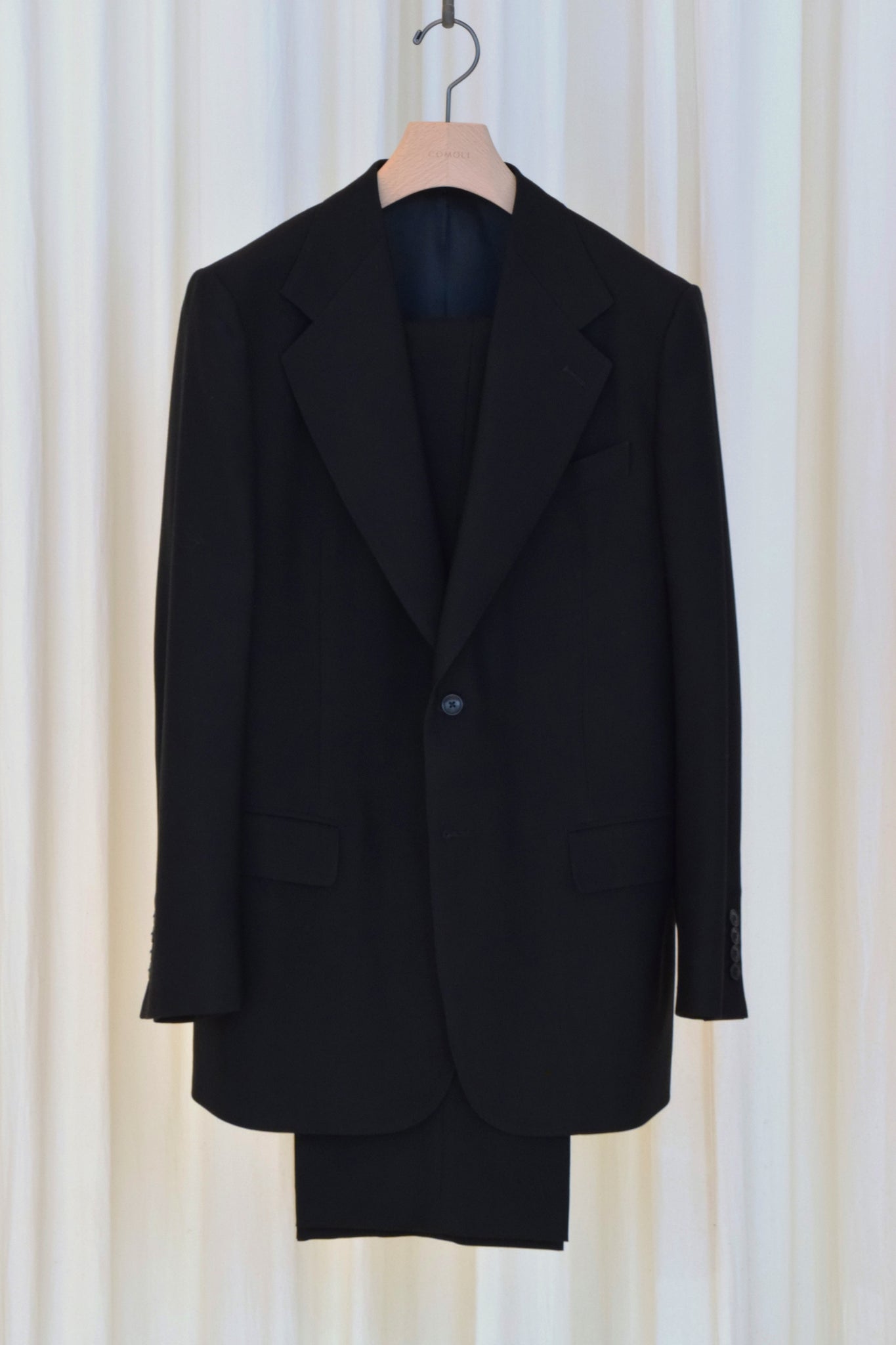 COMOLI "Black Formal Suit / BLACK"