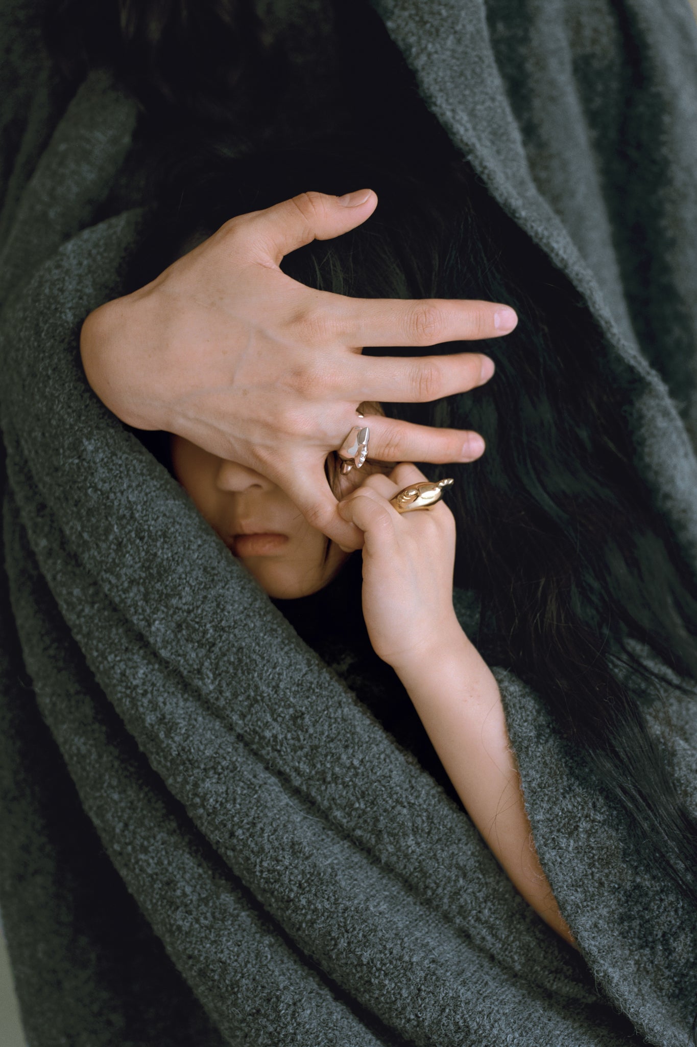 R.ALAGAN "ROOSTER RING / SILVER"