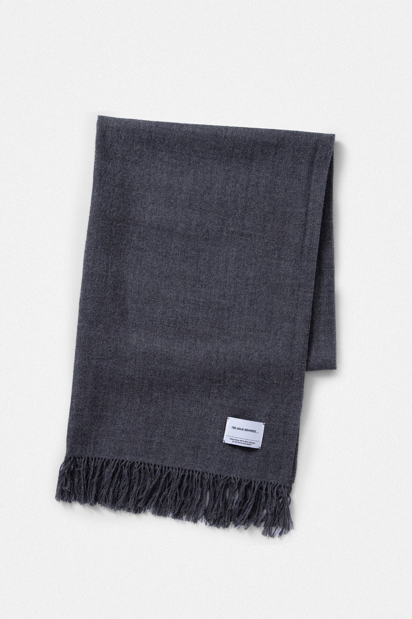 THE INOUE BROTHERS... "NON BRUSHED LARGE STOLE / GRAY"