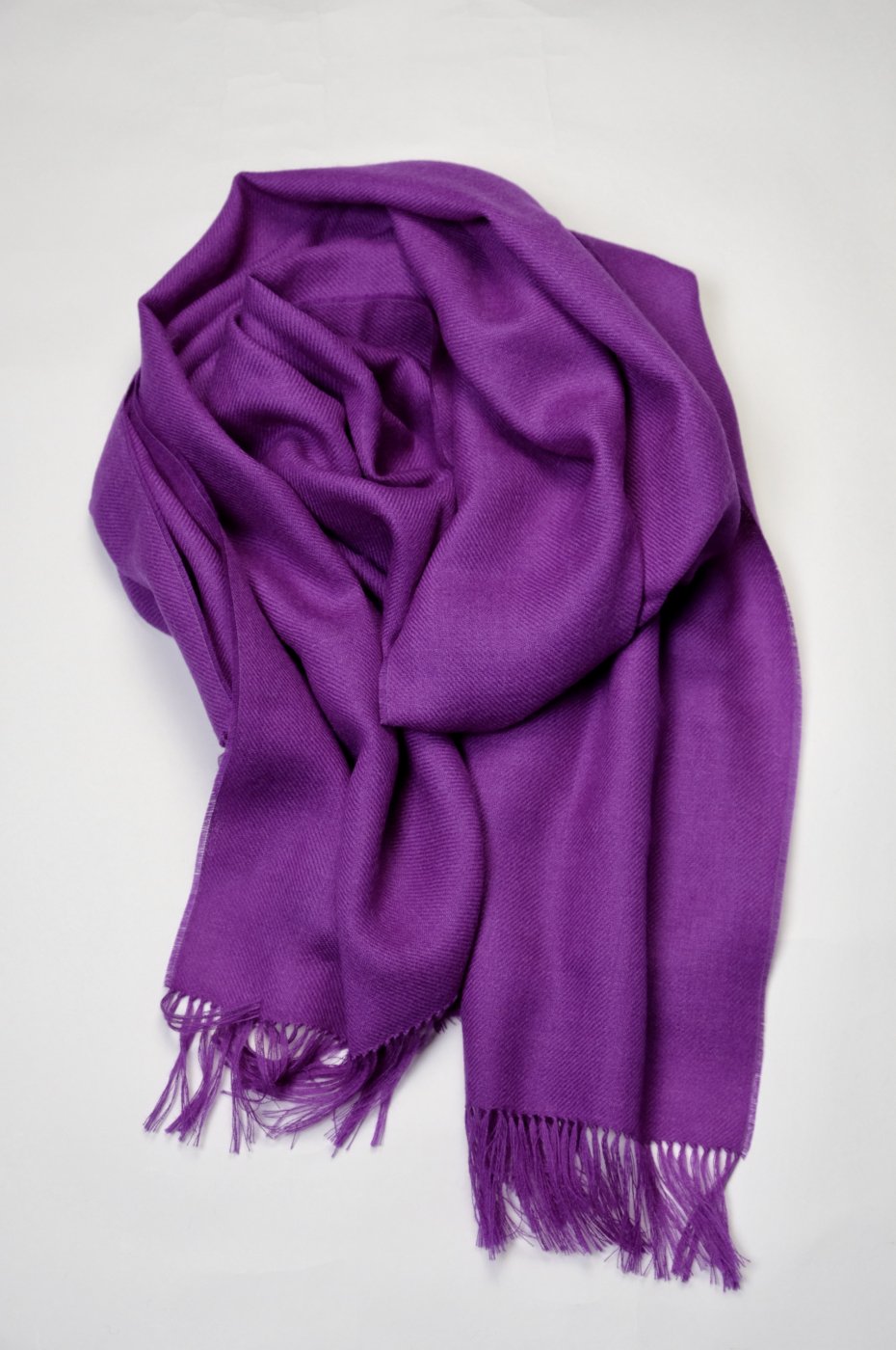 THE INOUE BROTHERS... "NON BRUSHED LARGE STOLE/PURPLE"