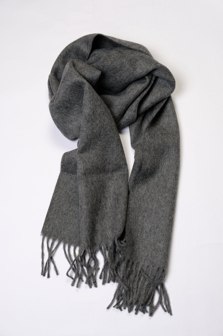THE INOUE BROTHERS... "BRUSHED SCARF/GREY"