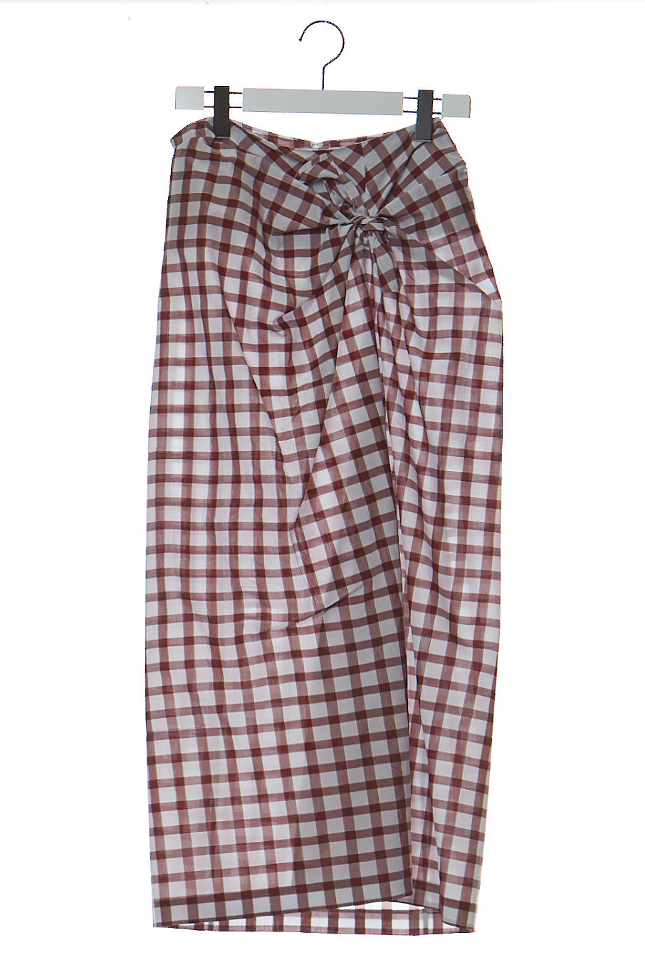 CURRENTAGE "SHADOWS GINGHAM CHECK SKIRT"