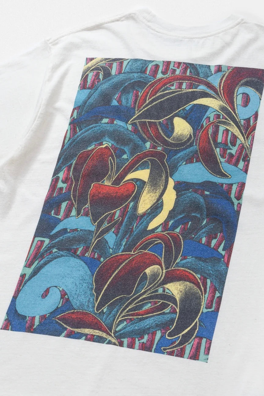 THE INOUE BROTHERS... "Pistachio Hana-bi" T-SHIRT / WHITE