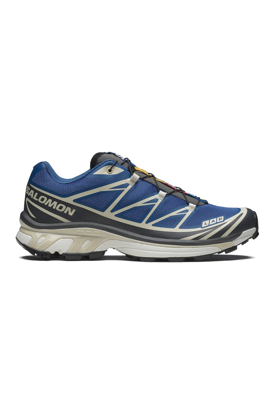 SALOMON "XT-6 (Dark Blue / Almond Milk / Asphalt)"