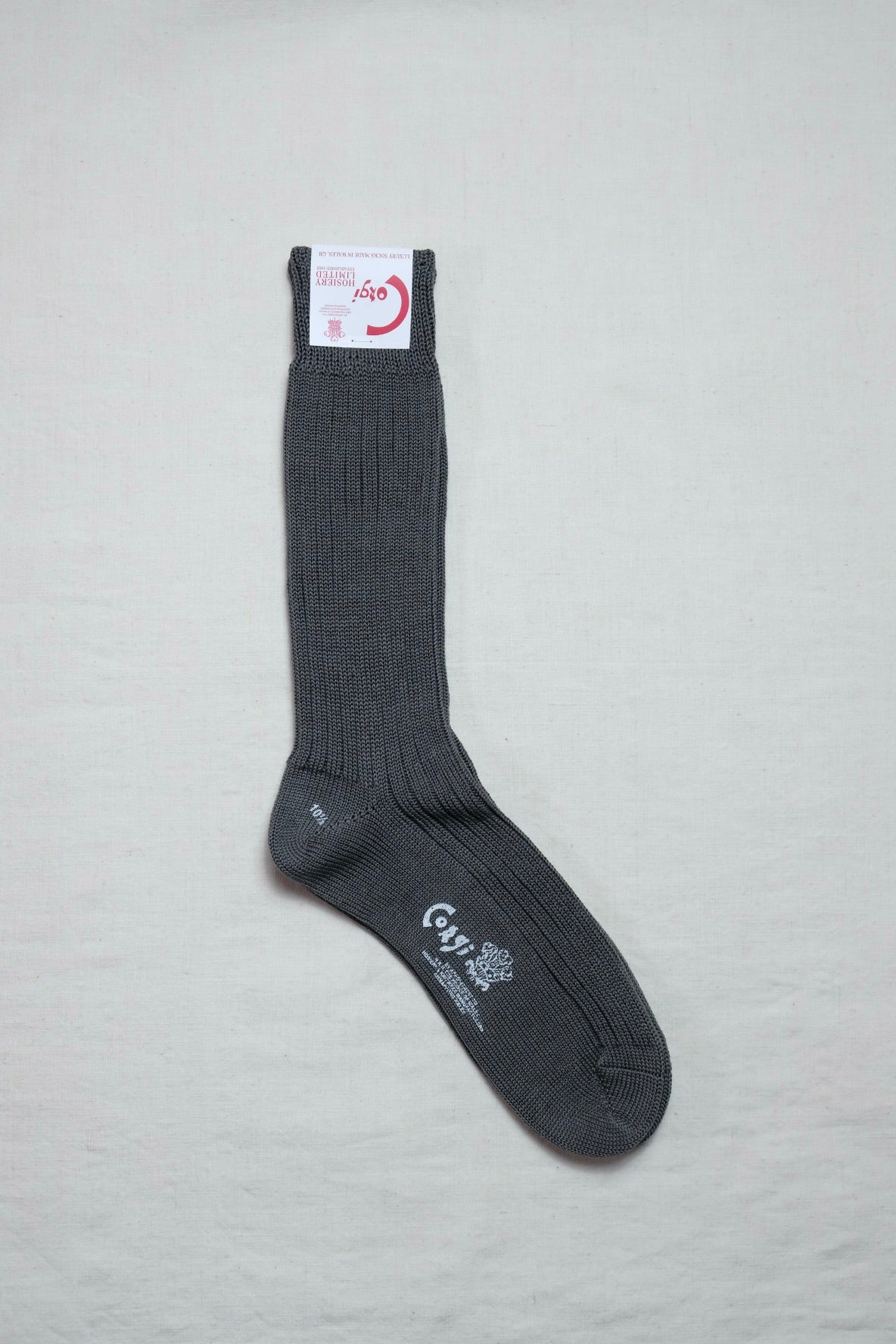 Corgi "MERCERIZED COTTON SOCKS / GREY"