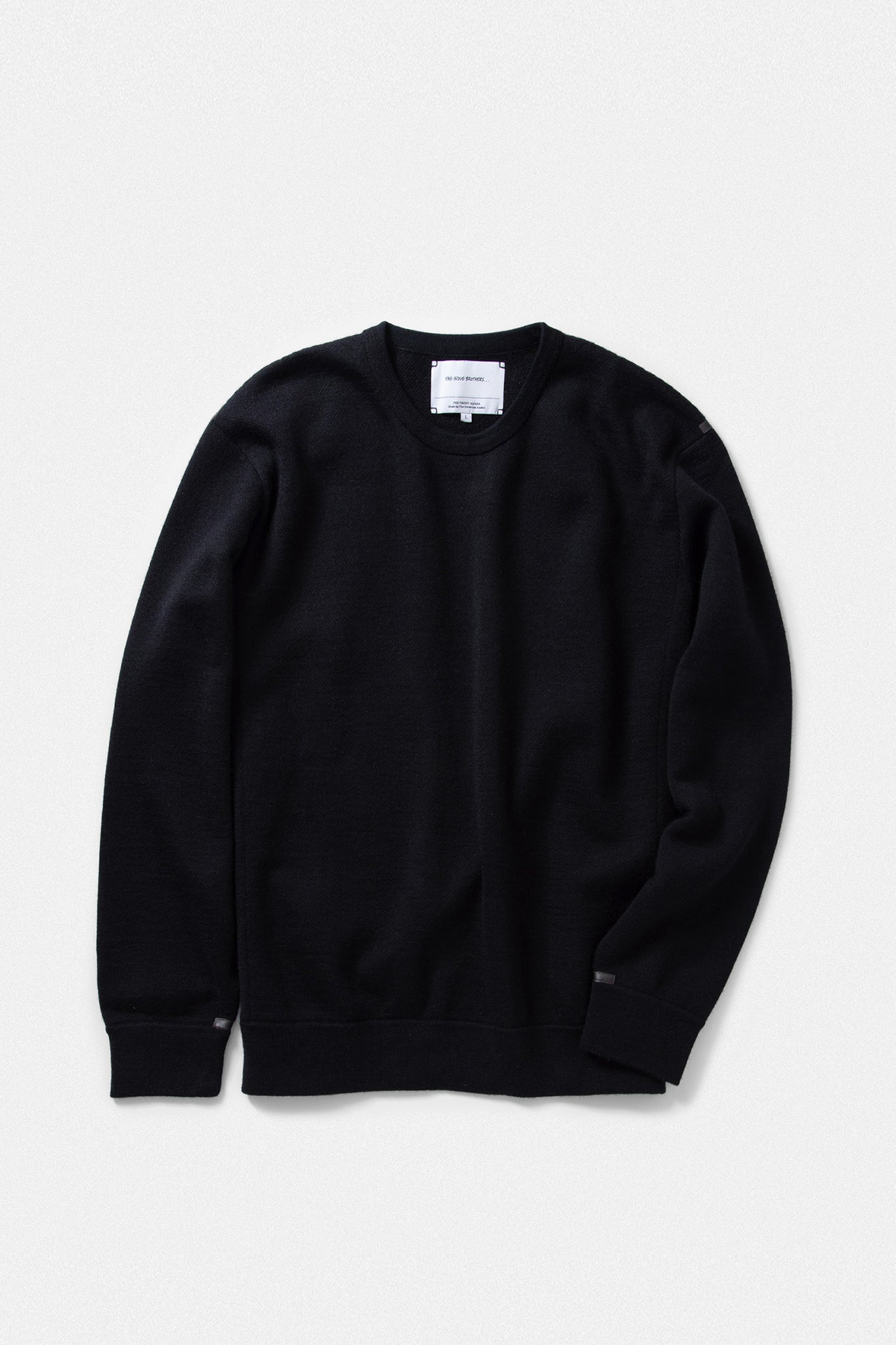 THE INOUE BROTHERS... "CREW NECK SWEATER / BLACK"