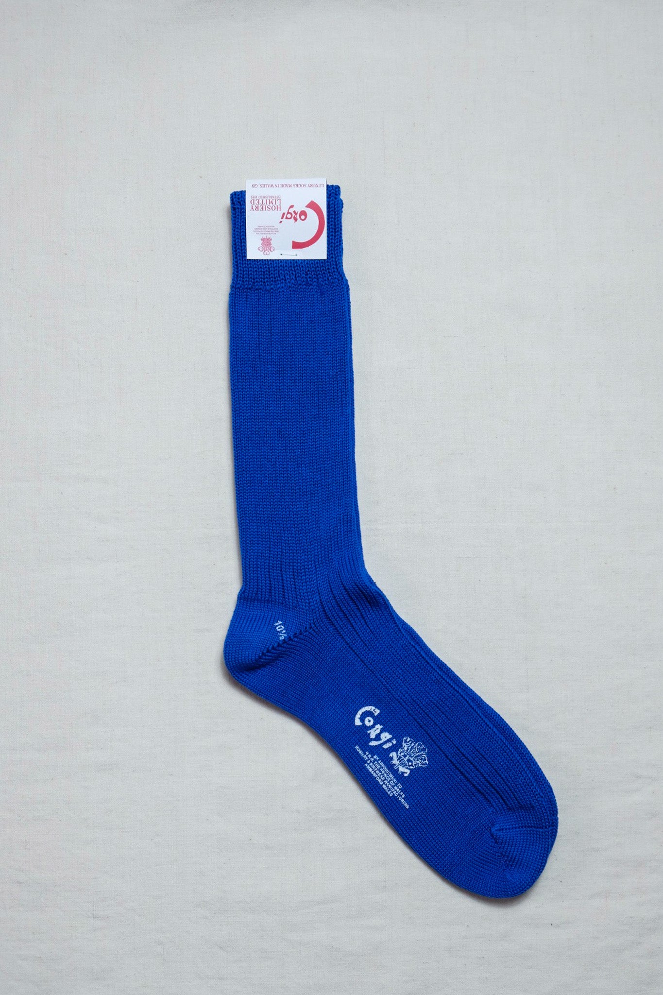 Corgi "MERCERIZED COTTON SOCKS / ROYAL BLUE"