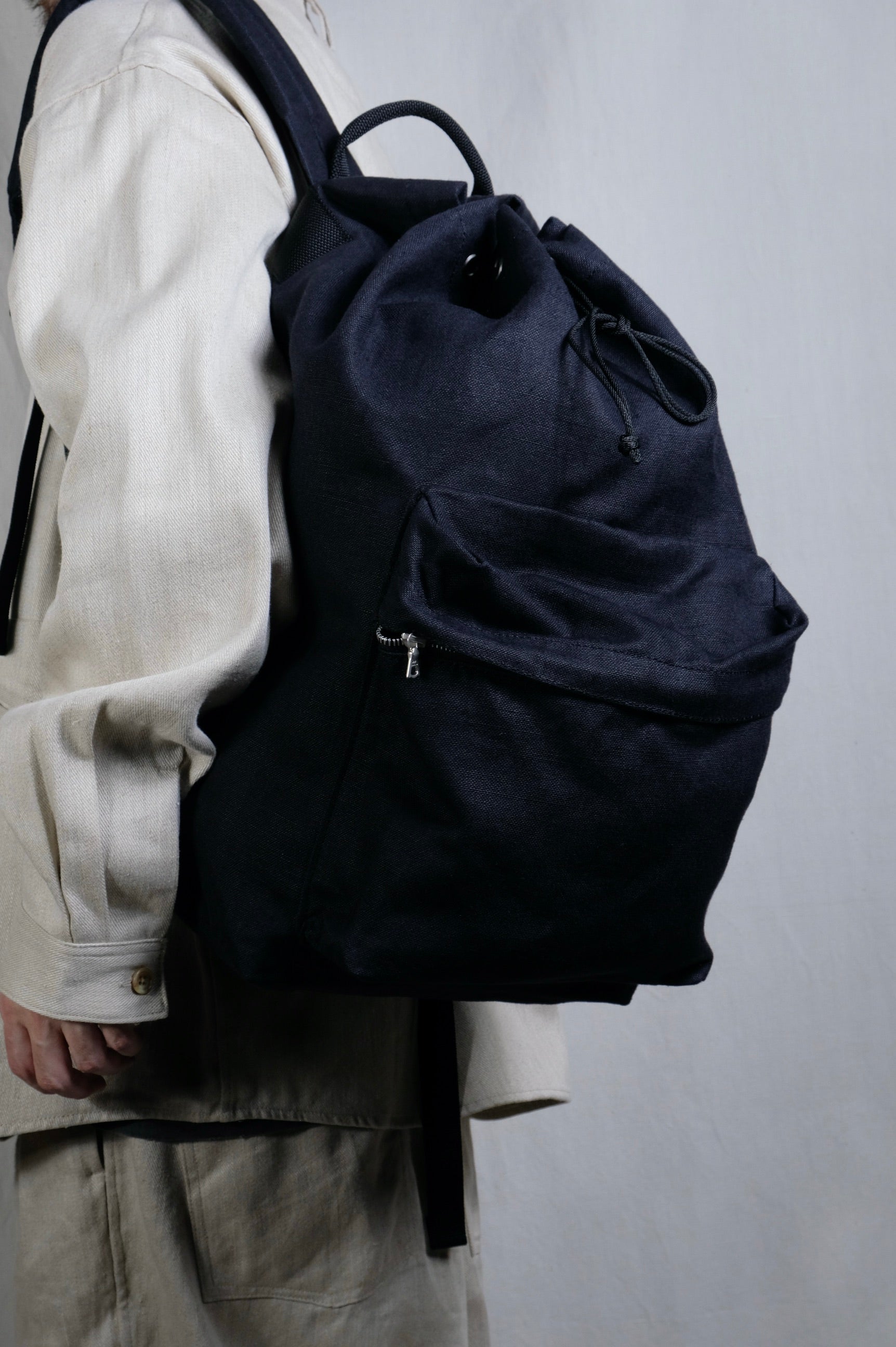 Aeta NY07 ボストンバッグ XL ネイビー Aeta/BOSTON XL (BLACK)