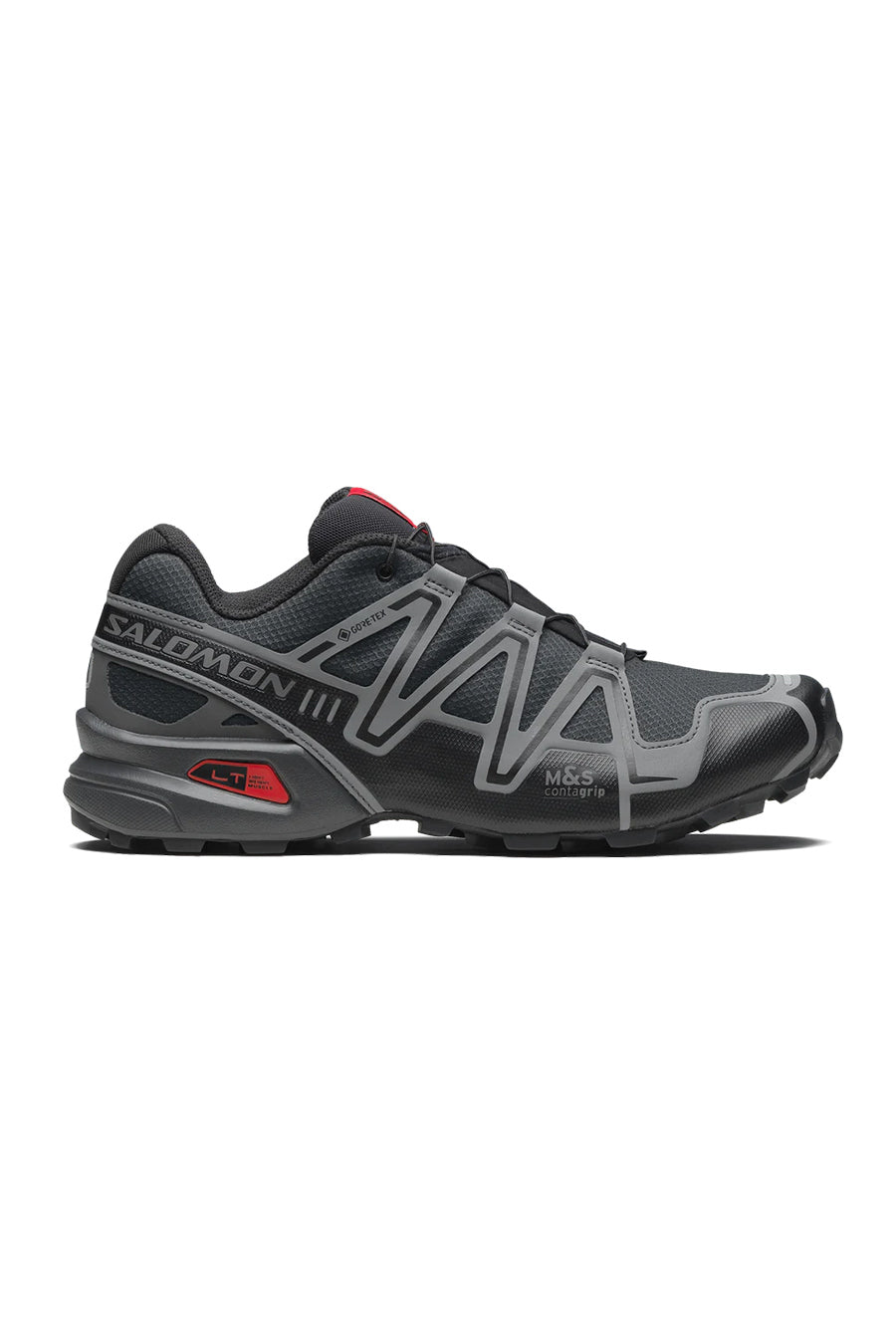 SALOMON "SPEEDCROSS 3 GORE-TEX (Black / Asphalt / Flame Scarlet)"