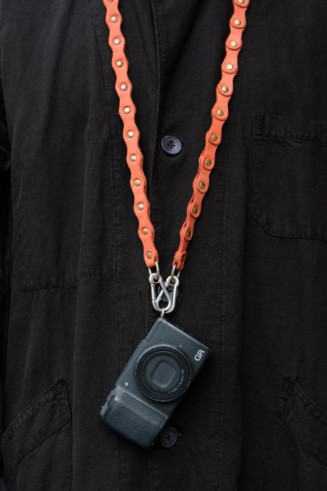 GUIDI LEATHER CAMERA STRAP レザーストラップ GUIDI LEATHER CAMERA STRAP -BLACK