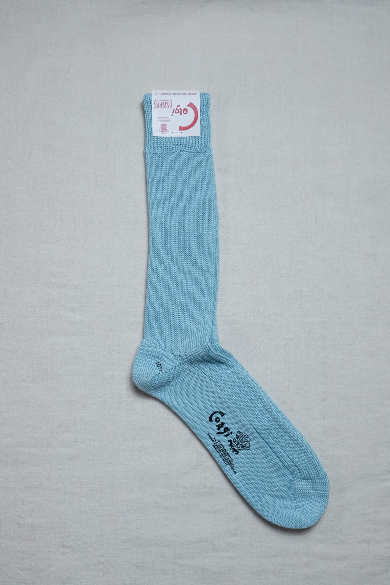 Corgi "MERCERIZED COTTON SOCKS / LIGHT BLUE"