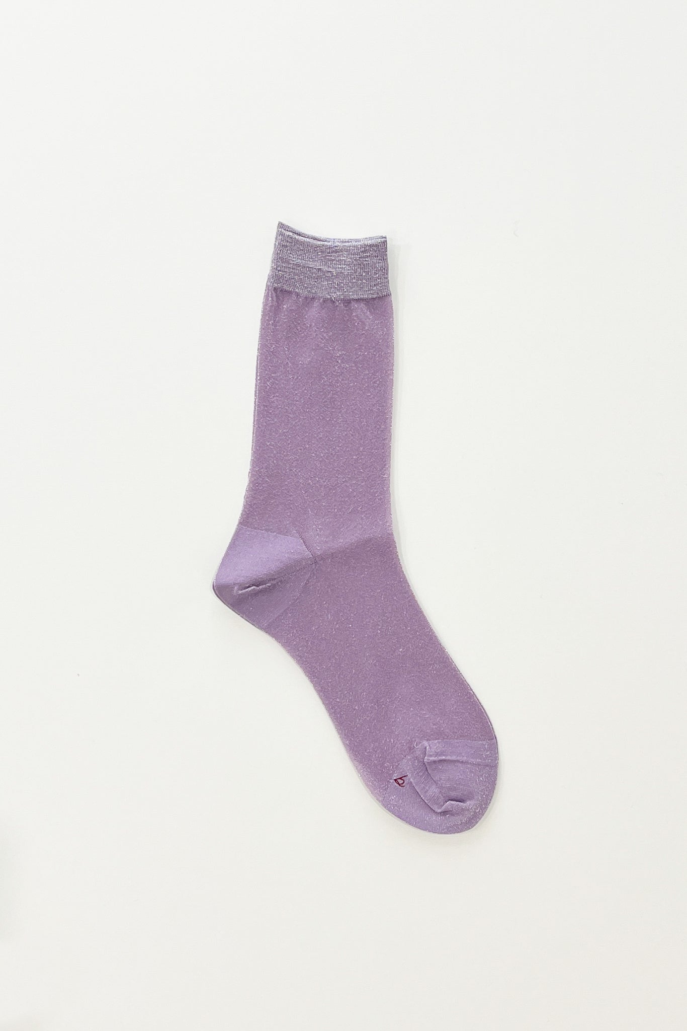 babaco "SHEER LUREX SOCKS / LAVENDER"