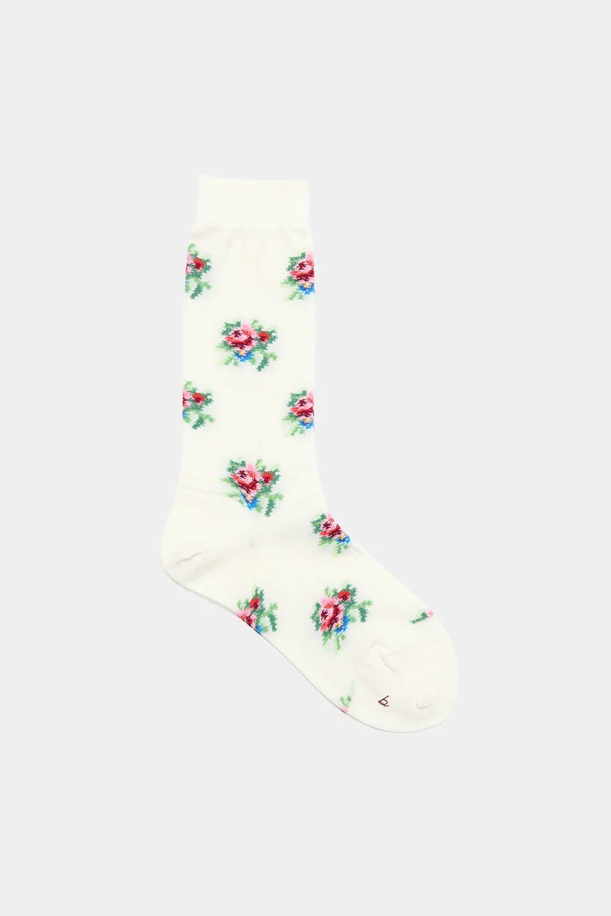 babaco "ROSE SOCKS / OFF WHITE"