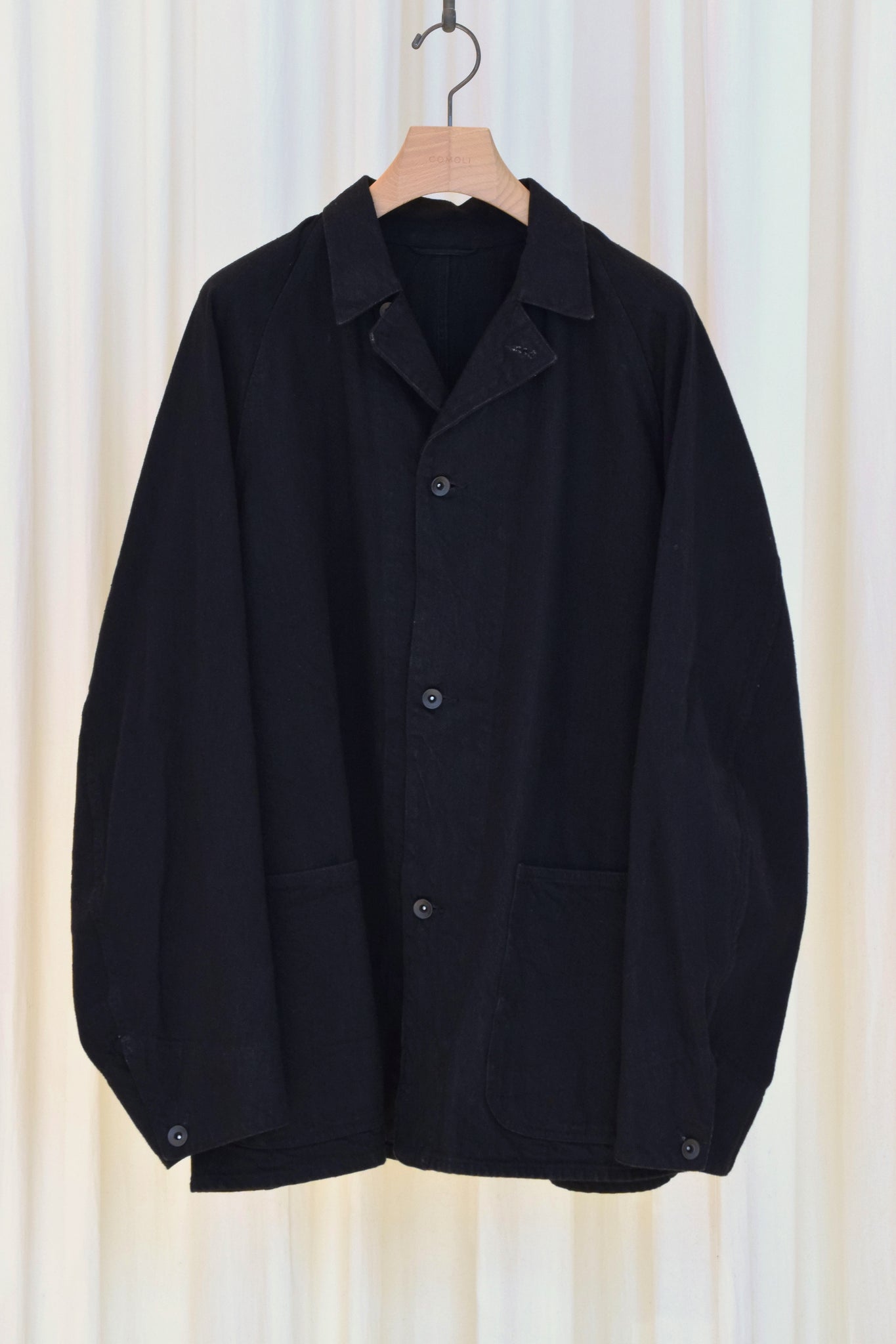 COMOLI "Denim Work Jacket / BLACK"