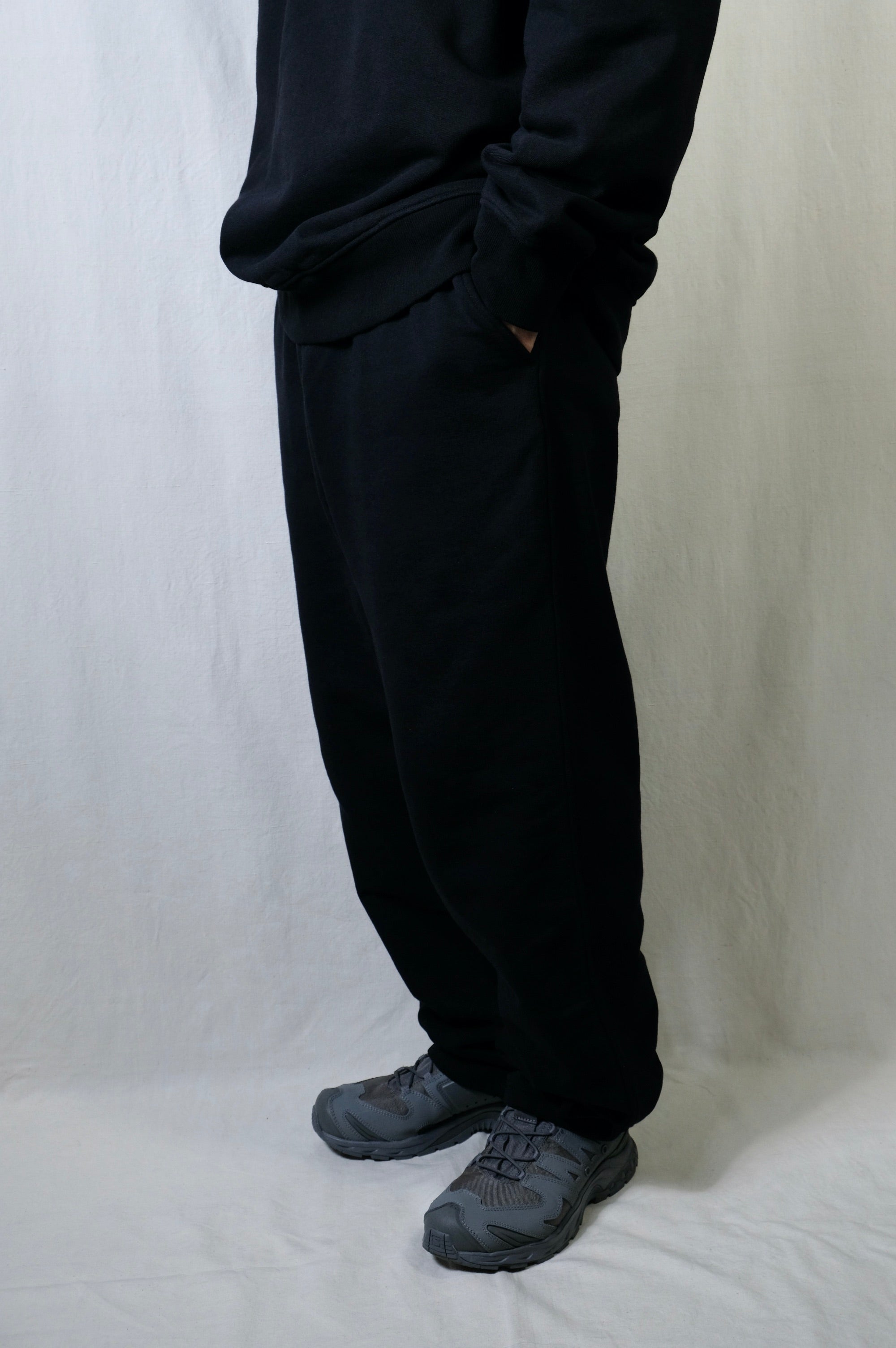24ss comoli コットン裏毛パンツ FADE BLACK 3（twelve BLOG | COMOLI  