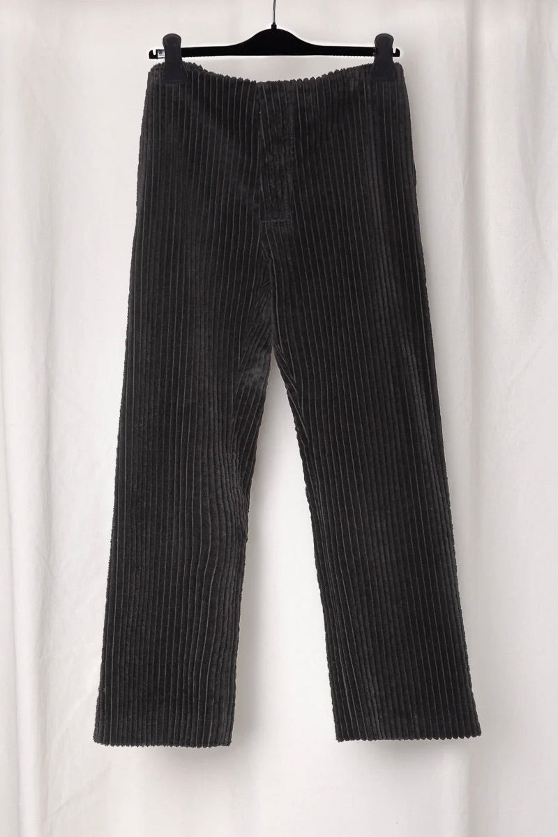 GABRIELA COLL GARMENTS "NO.205 CORDUROY TAILORED TROUSERS / BLACK"