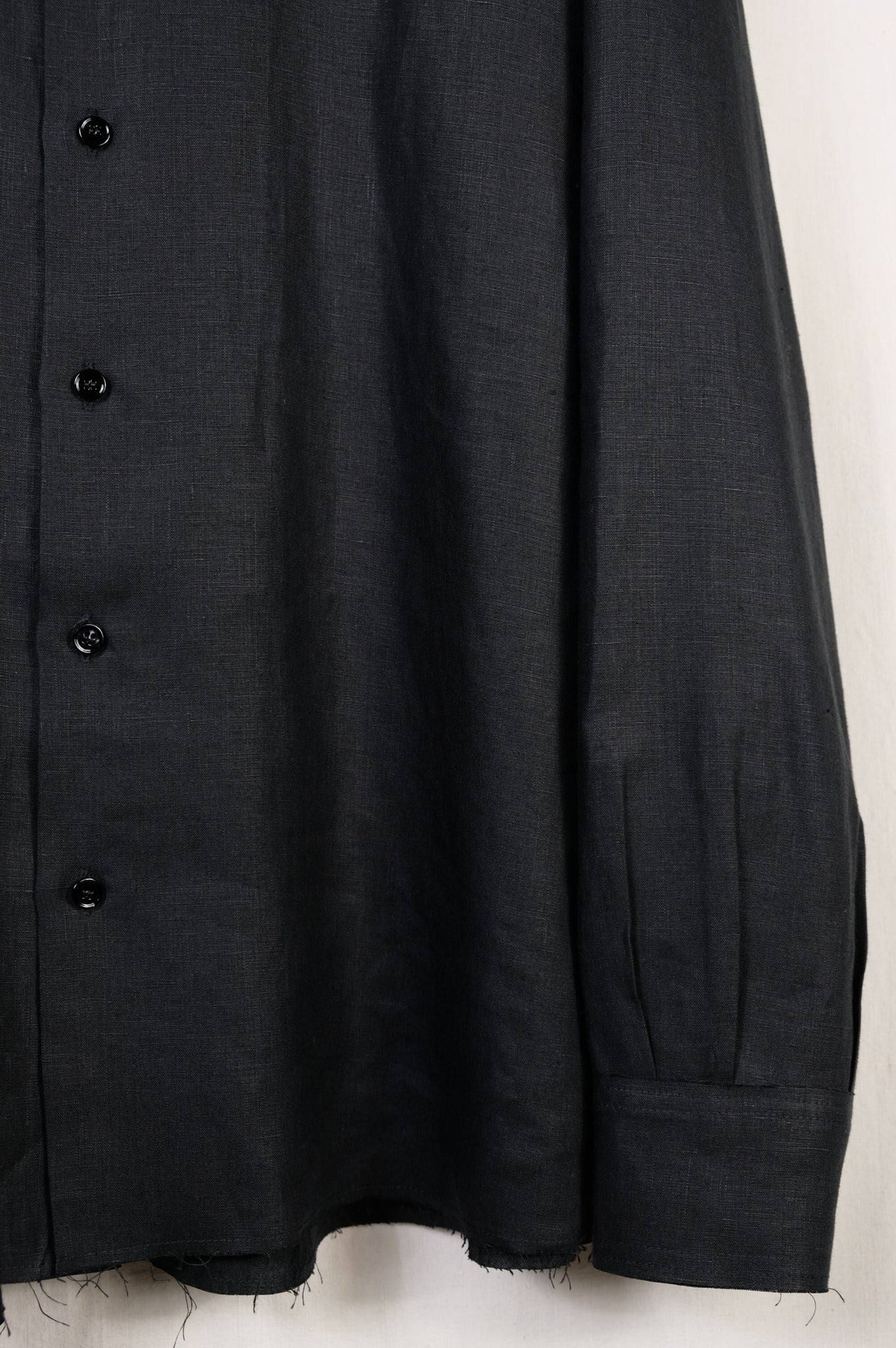 トップス GABRIELA COLL GARMENTS LINEN SHIRT BLACK GABRIELA COLL GARMENTS 