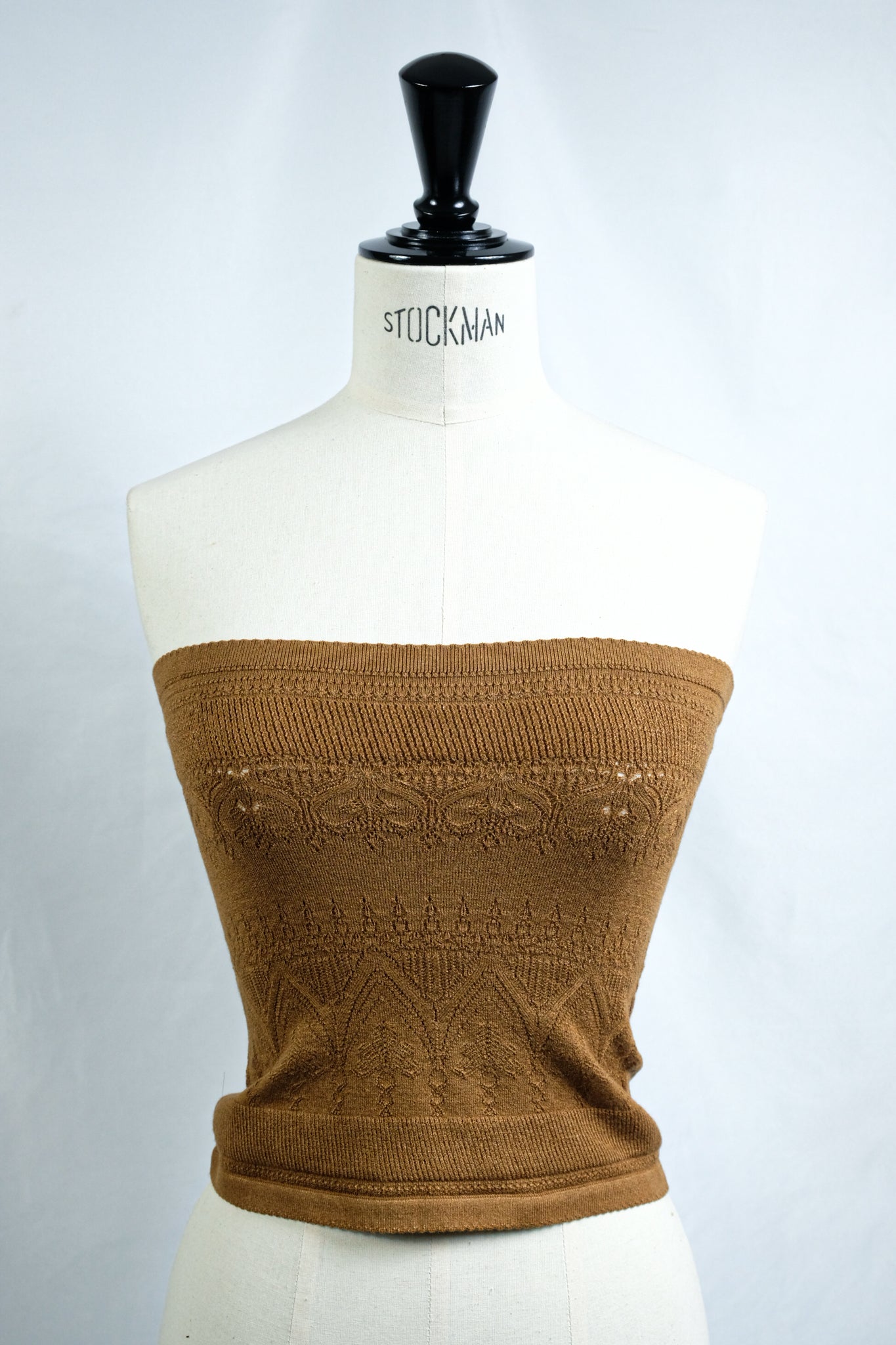 新品未使用！FUMIKA_UCHIDA KNITTING BELLYBAND FUMIKA_UCHIDA/SILK LACE KNITTING BELLYBAND(LIGHT BROWN)