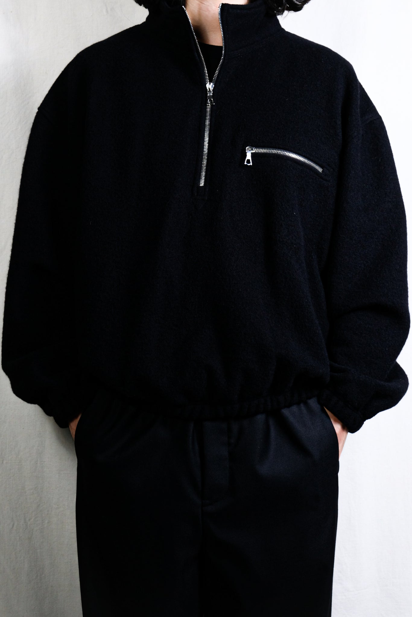 RIER "POLAR FLEECE BLACK"