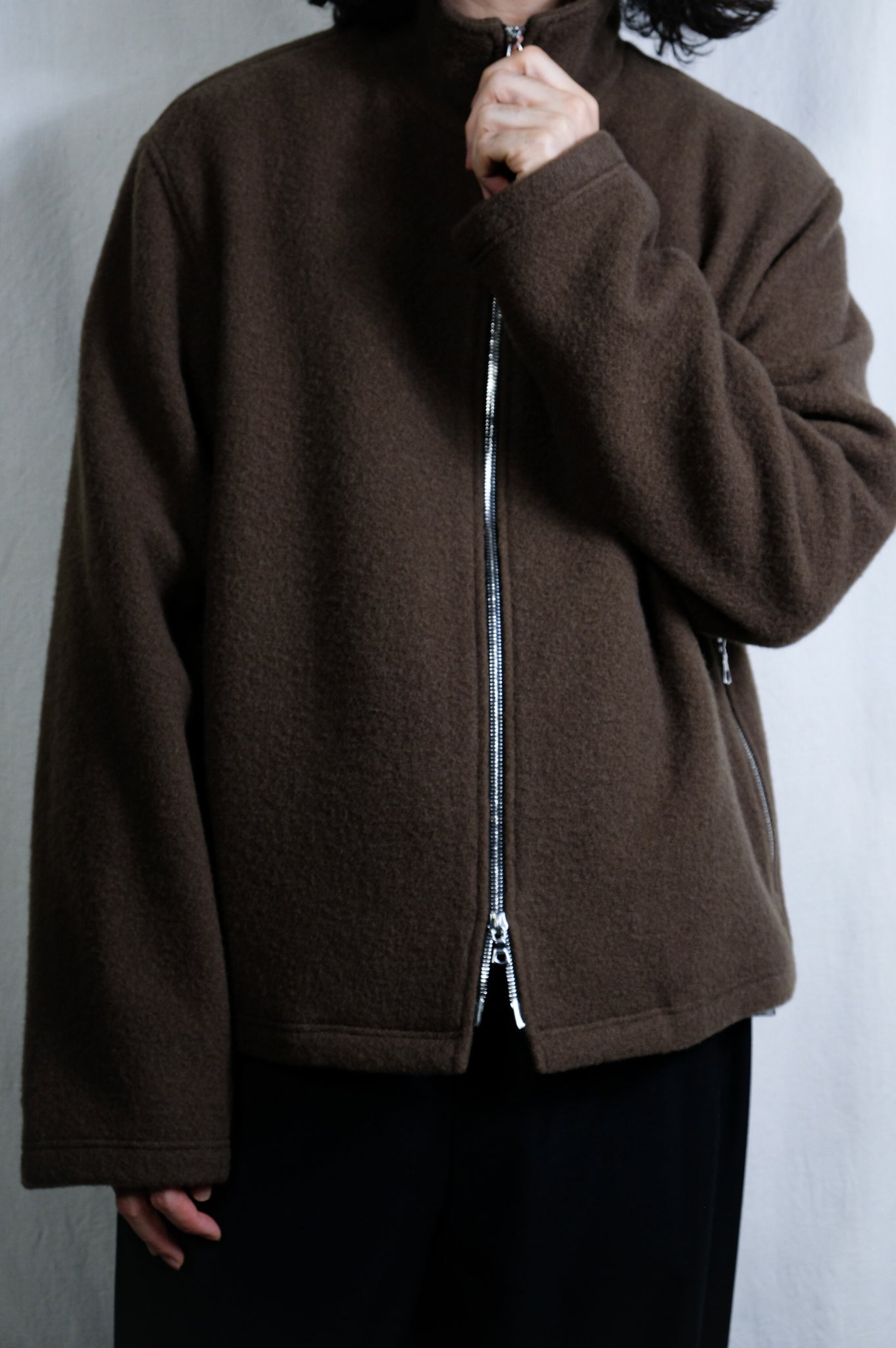 RIER "BLOUSON FLEECE CASTORO"