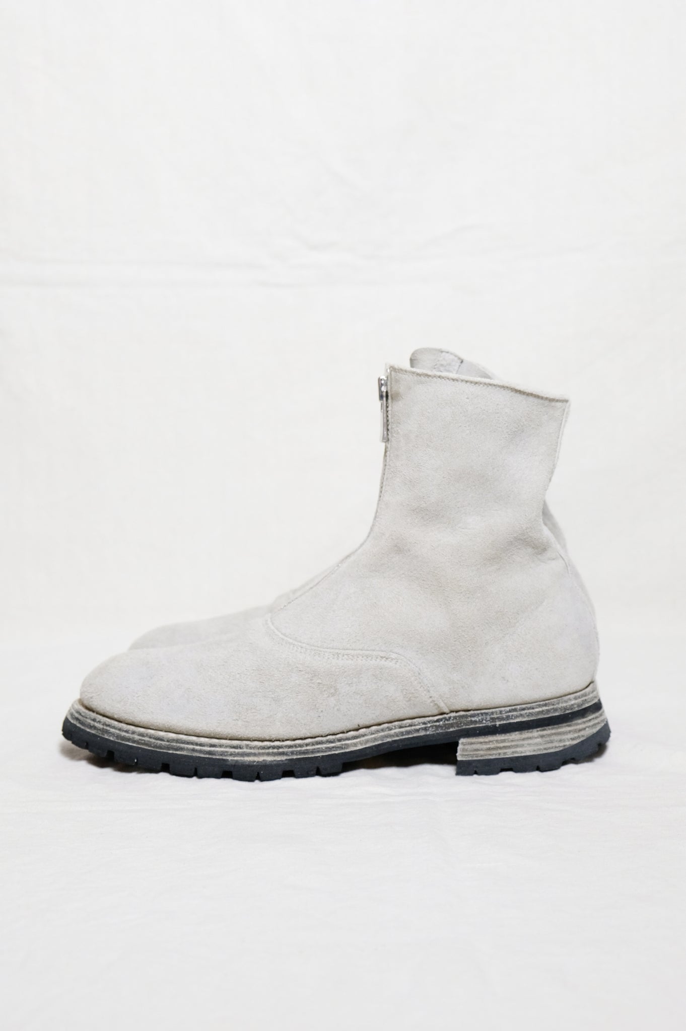 GUIDI "210MW HORSE REVERSE FRONT ZIP BOOTS"