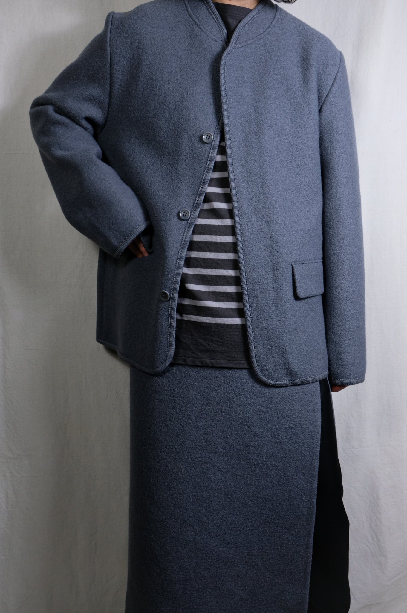 RIER "WALKER JACKET CITY CASTELROCK FELTED"