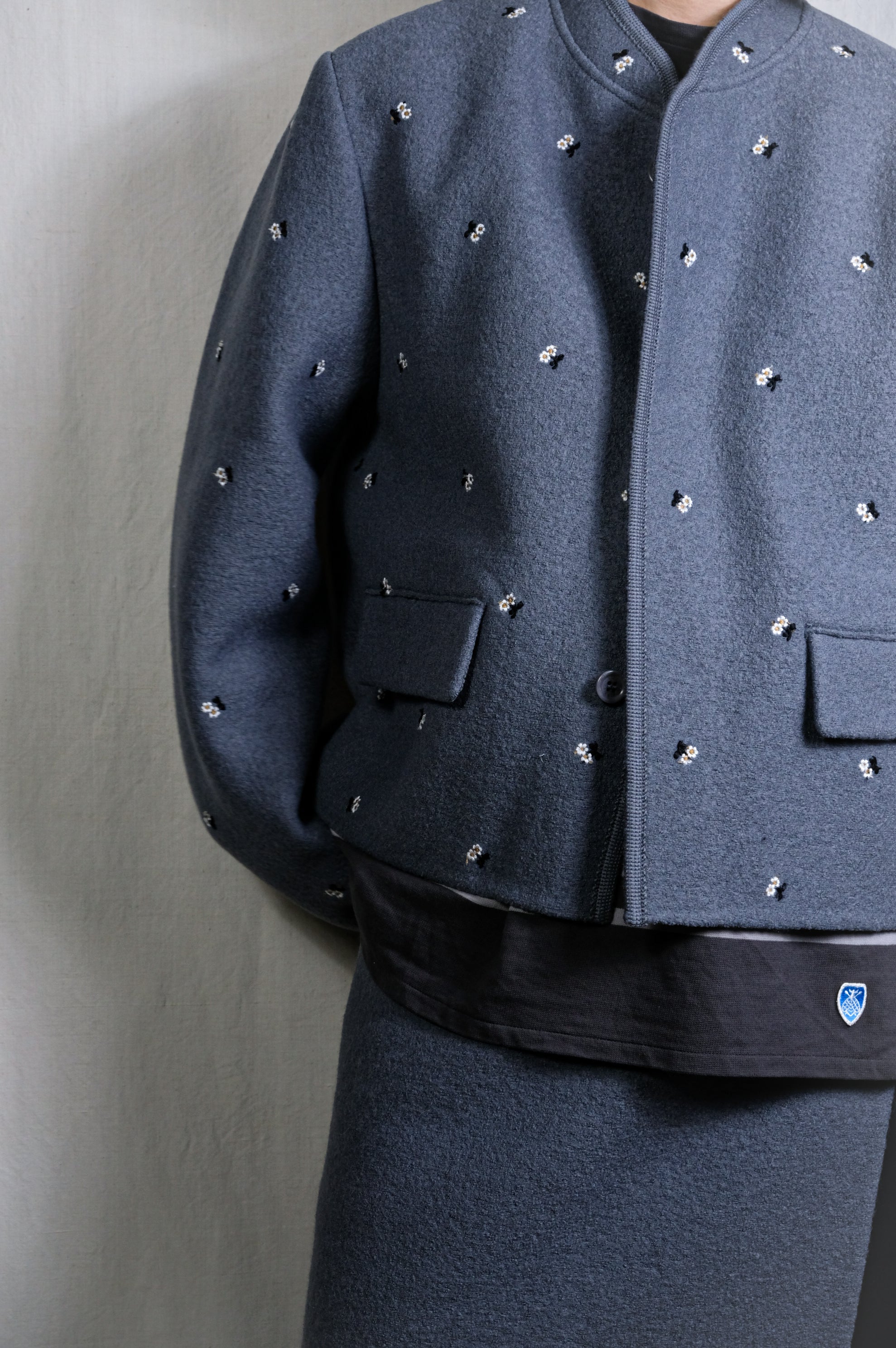 RIER | Walker jacket city flowers castelrock | 100% natural