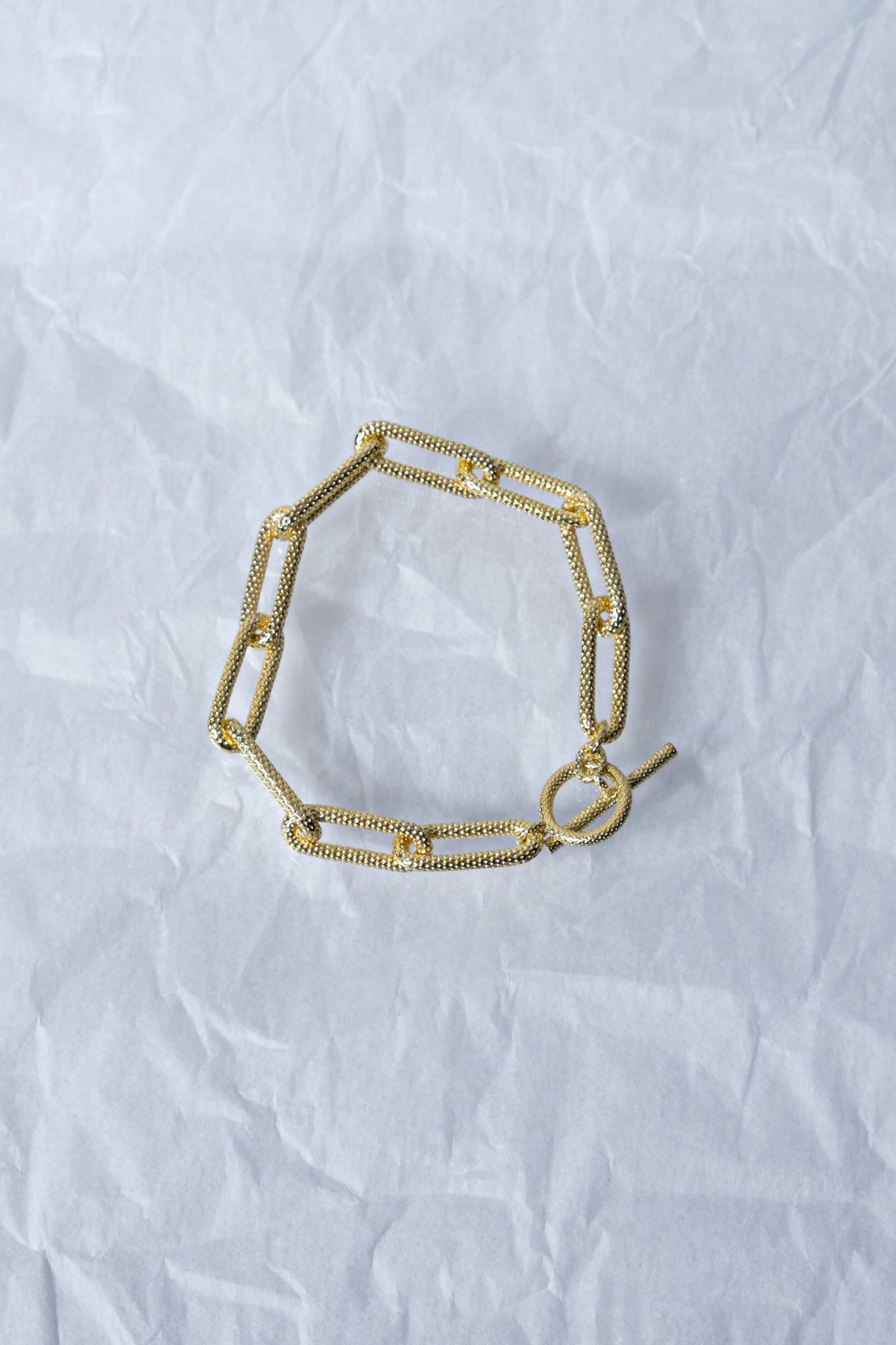 R.ALAGAN "HEAVY CHAIN BRACELET / GOLD"