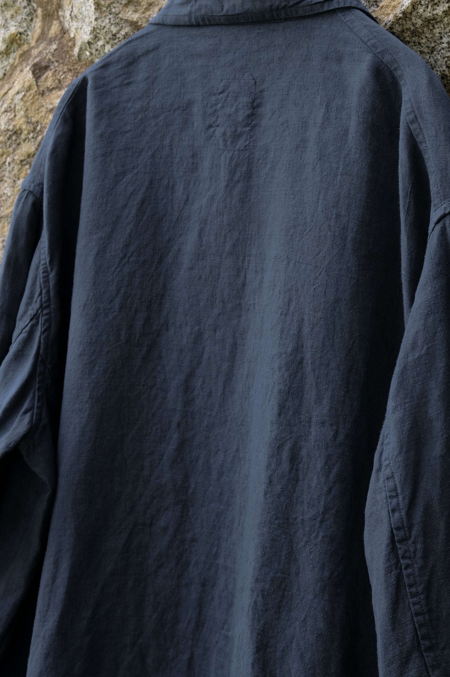 ジャケット・アウター Chez VIDALENC Coat Malbo Linen Blue 3 Chez VIDALENC 