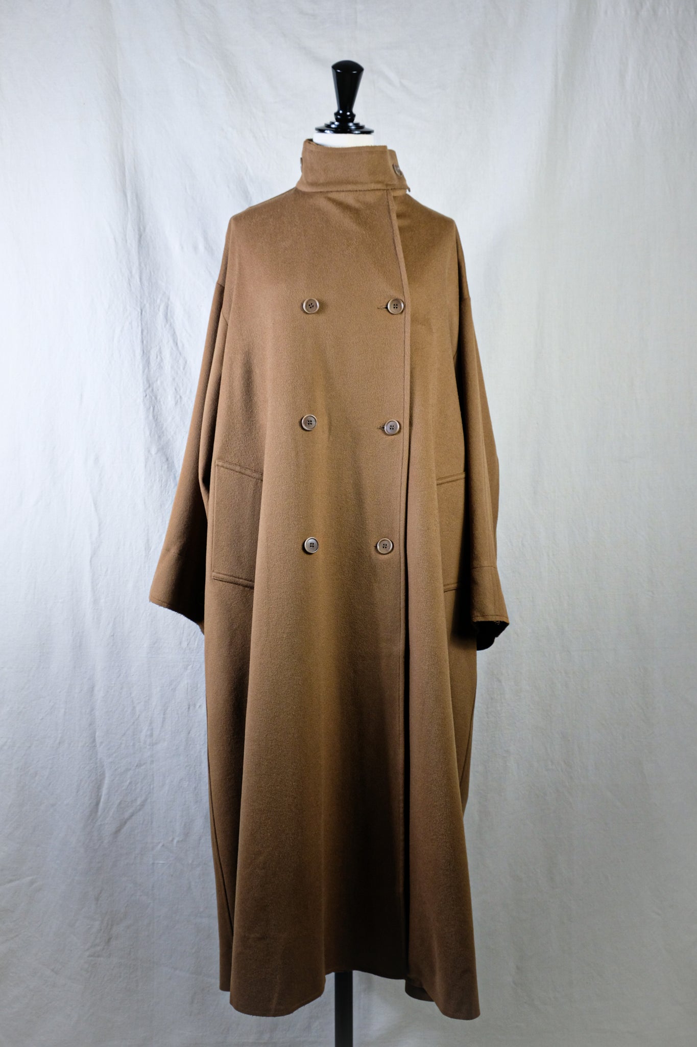 Gabriela Coll Garments "NO.65 LORO PIANA HEAVY WOOL OVERSIZED COAT / CAMEL"