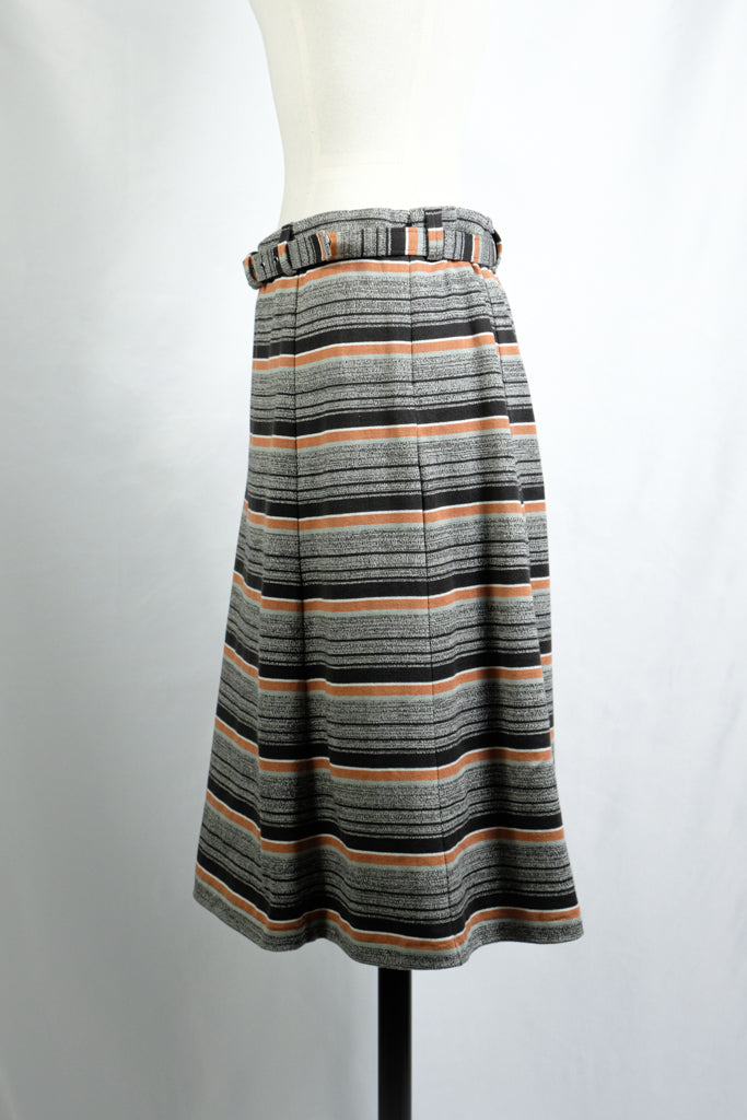 スカート fumika_uchida Multi Stripes Belted Skirt FUMIKA_UCHIDA 
