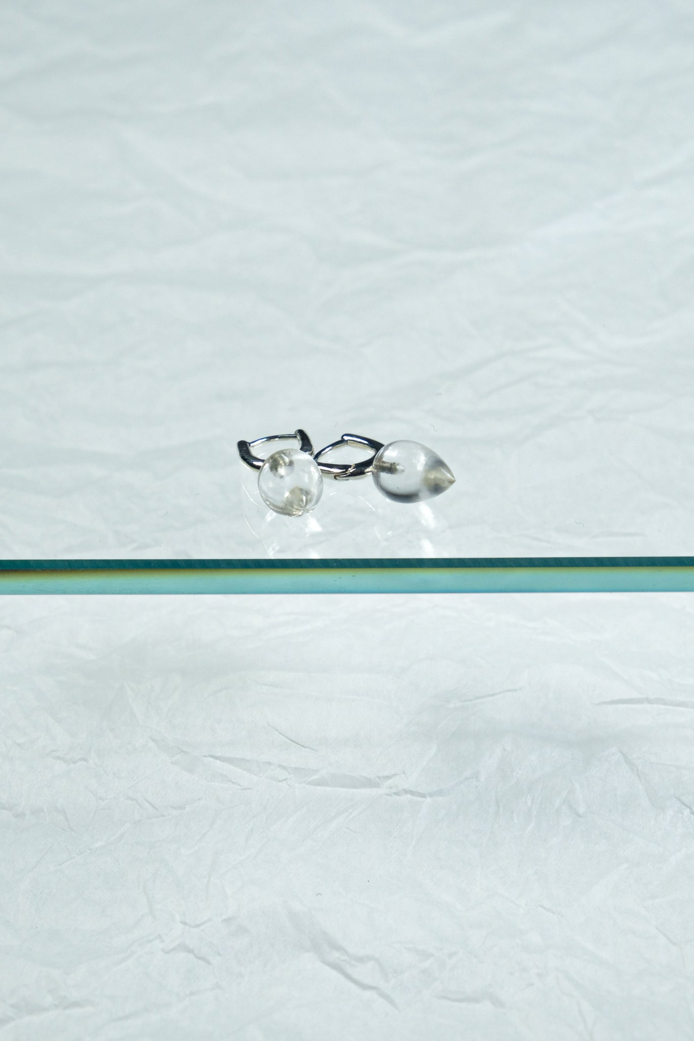 美品！！R.ALAGAN DEWDROP STONE HOOPS R.ALAGAN 