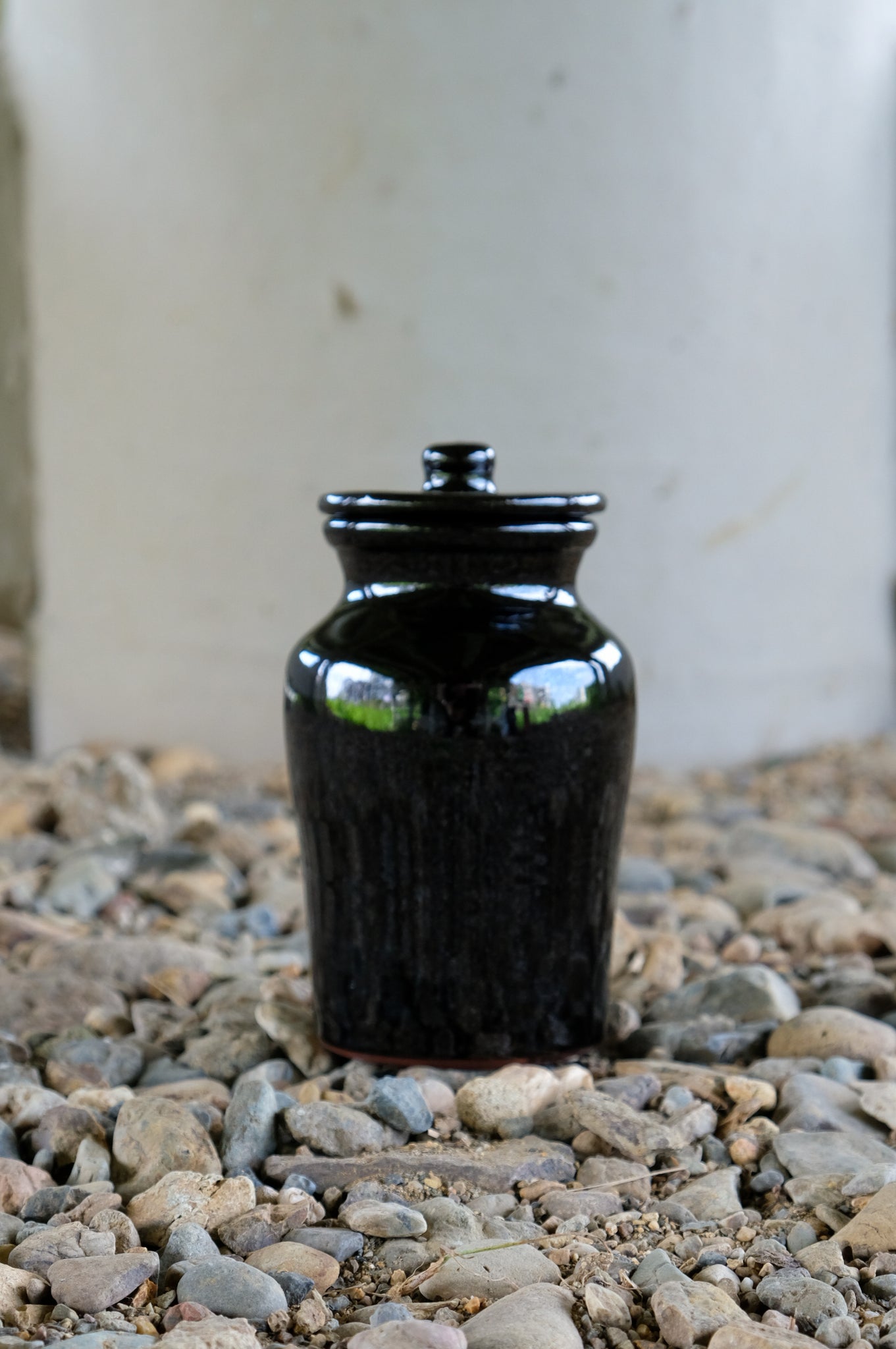 [40%OFF] TENDER Co. "HAND THROWN NATURAL RED CLAY JAR / BLACK"