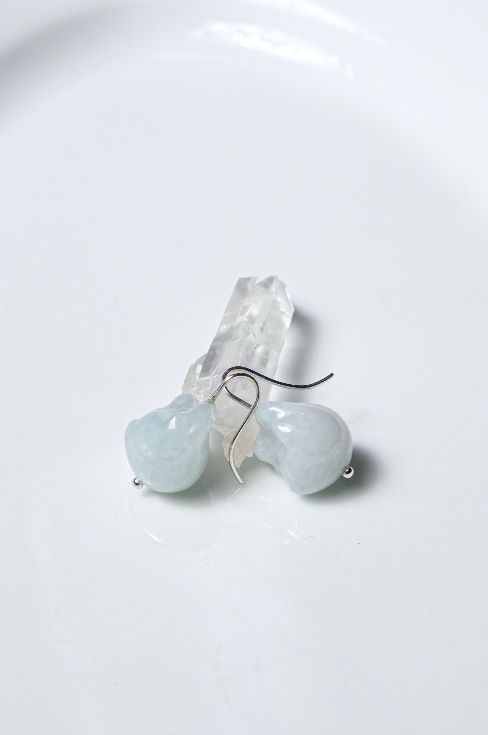 R.ALAGAN　DISTORTED STONE EARRINGS　ピアス R.ALAGAN 