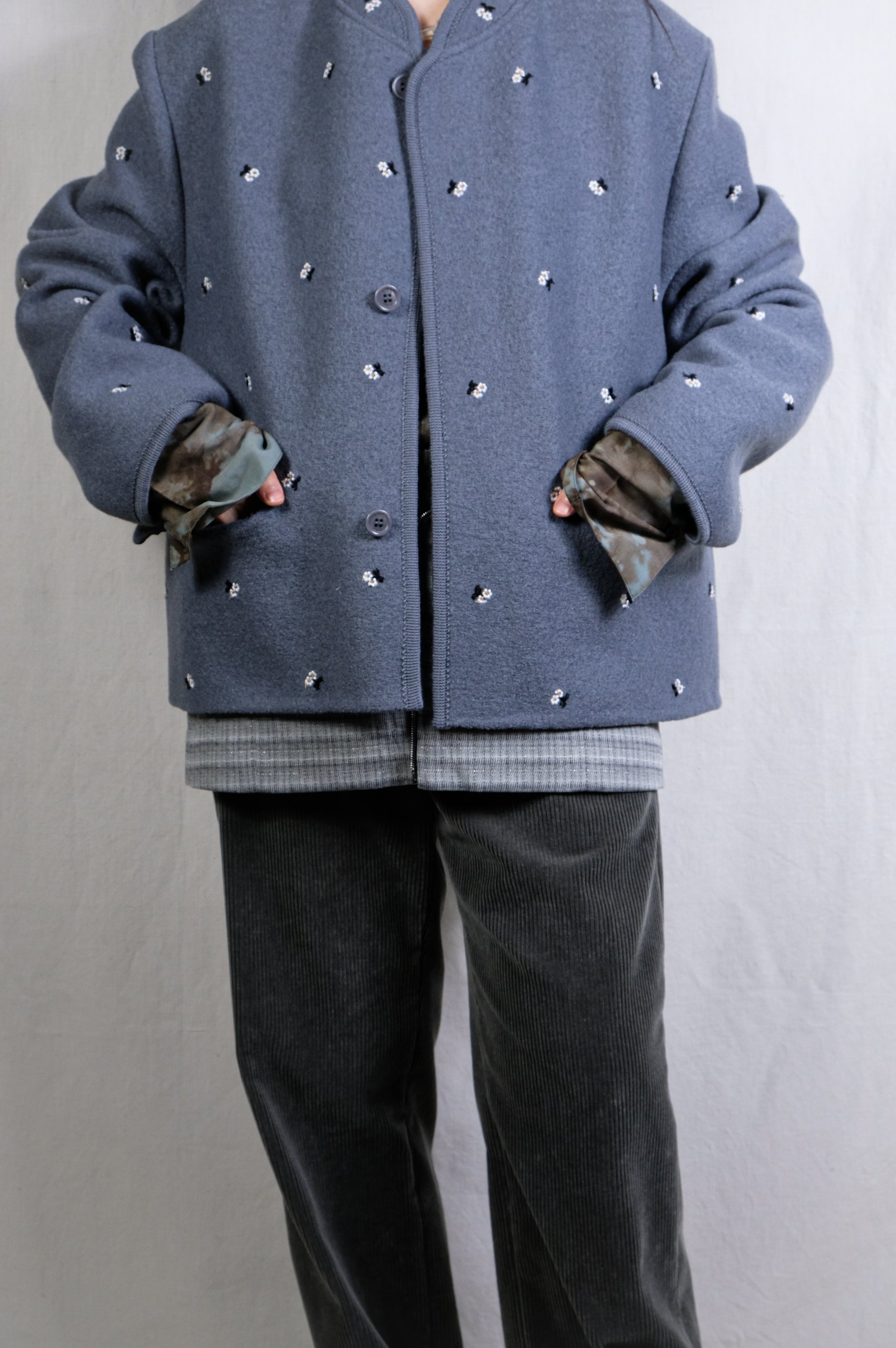 【amatiron】RIER リアー　WALKER JACKET RIER | Walker jacket black | 100% natural wool | made in