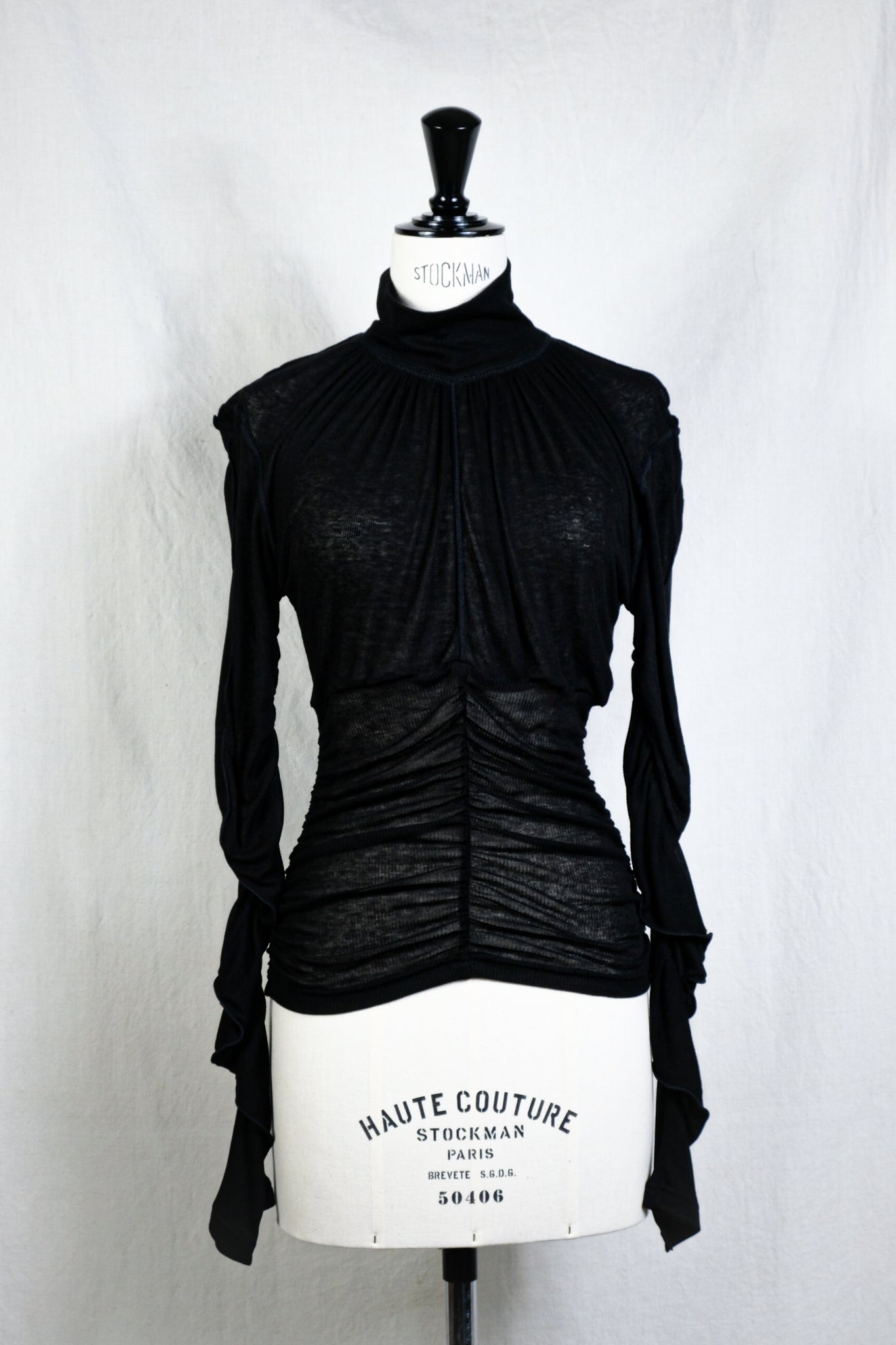 PHOTOCOPIEU "SHEER TOP / TERESA / BLACK"