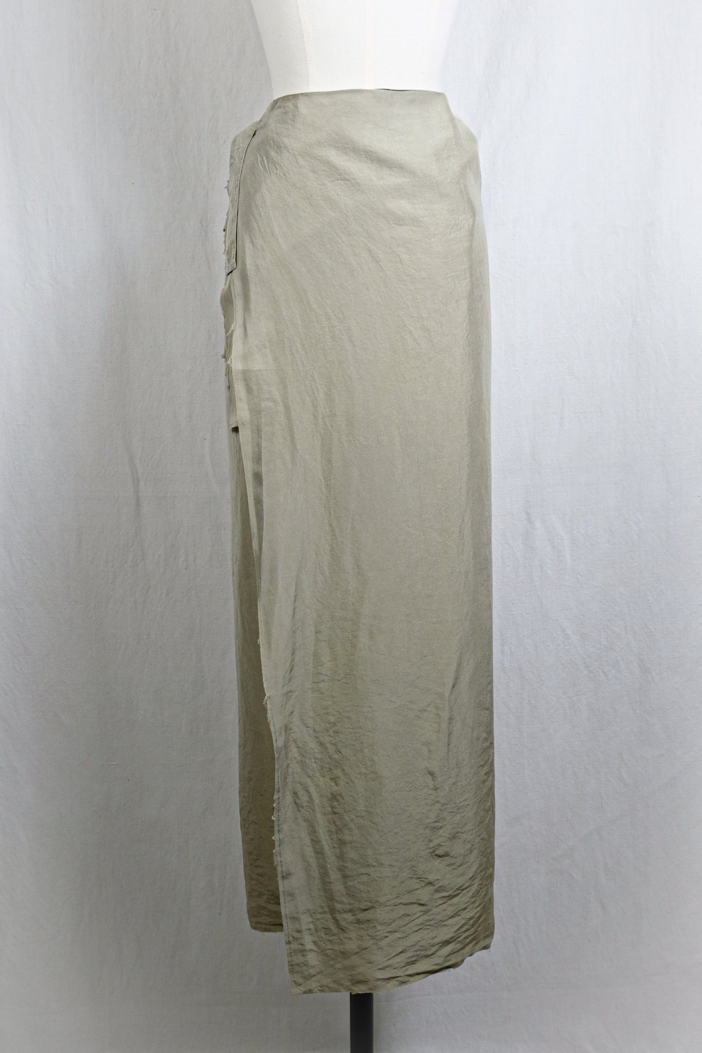 Gabriela Coll Garments " NO.304 SILK PONGEE WRAP SKIRT"