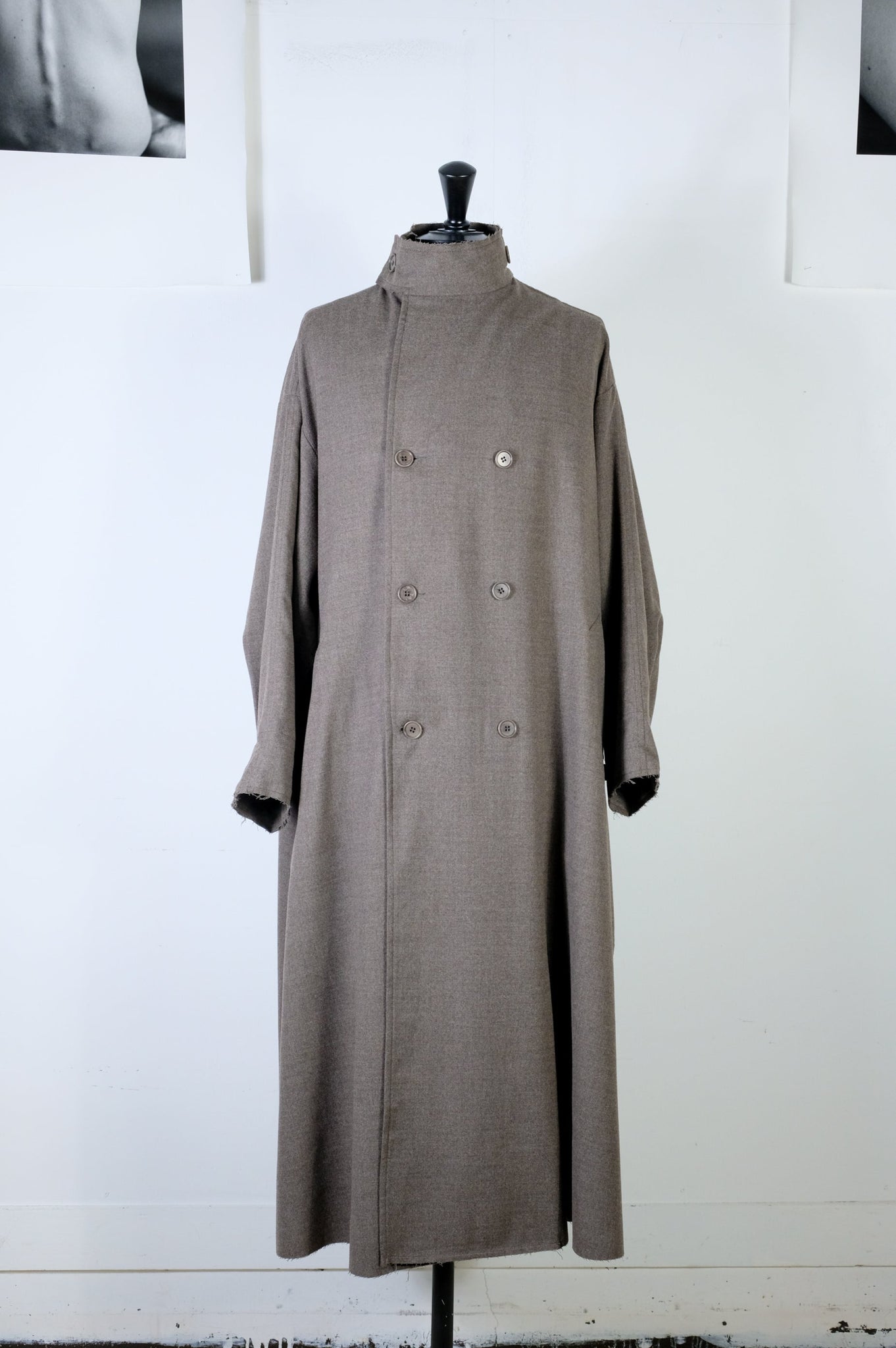 Gabriela Coll Garments "NO.65 LORO PIANA WOOL OVERSIZED COAT / BROWN" (MENS)
