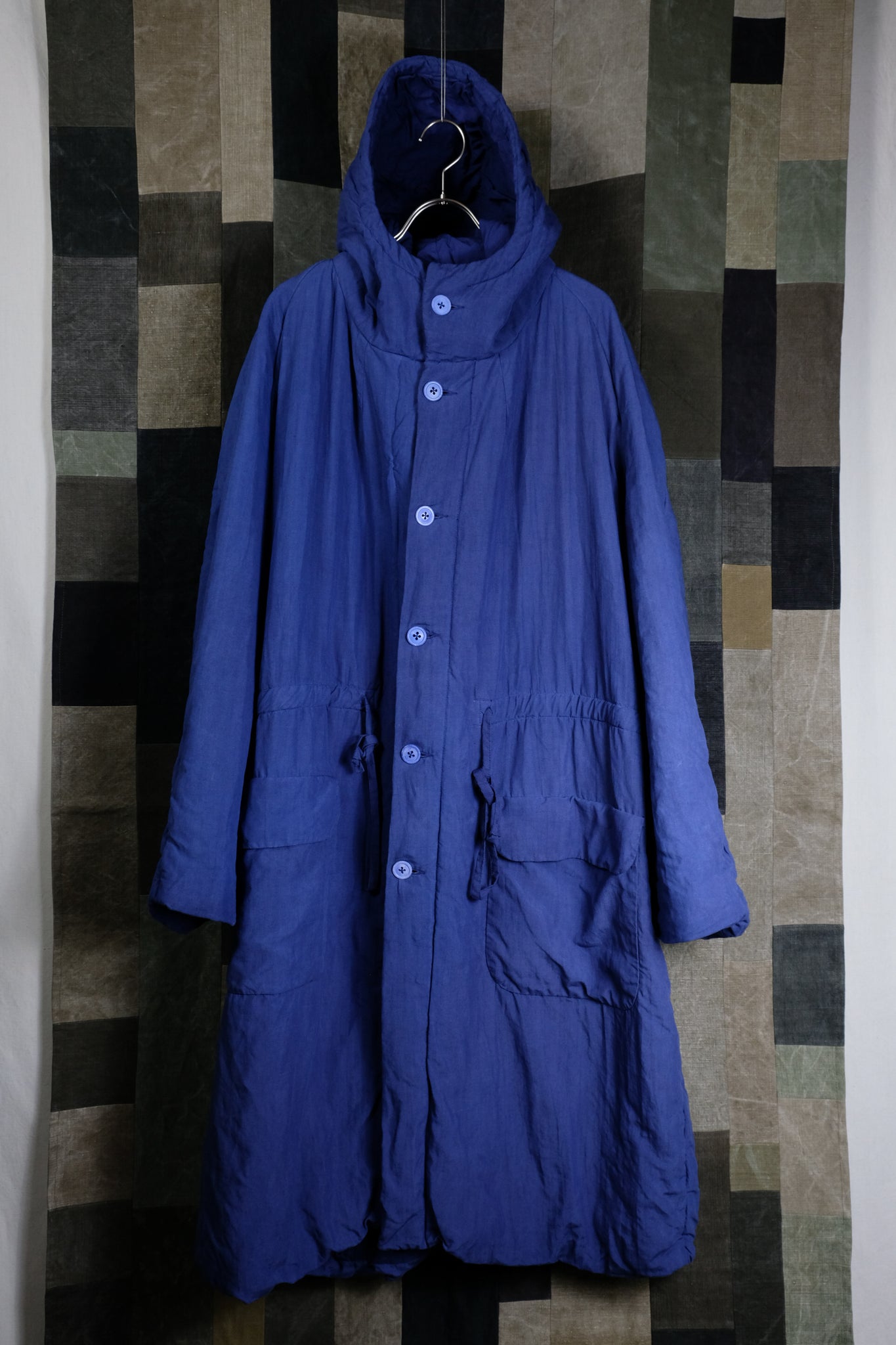 VINCENT JALBERT "QUILTED LONG PARKA / VIOLET"