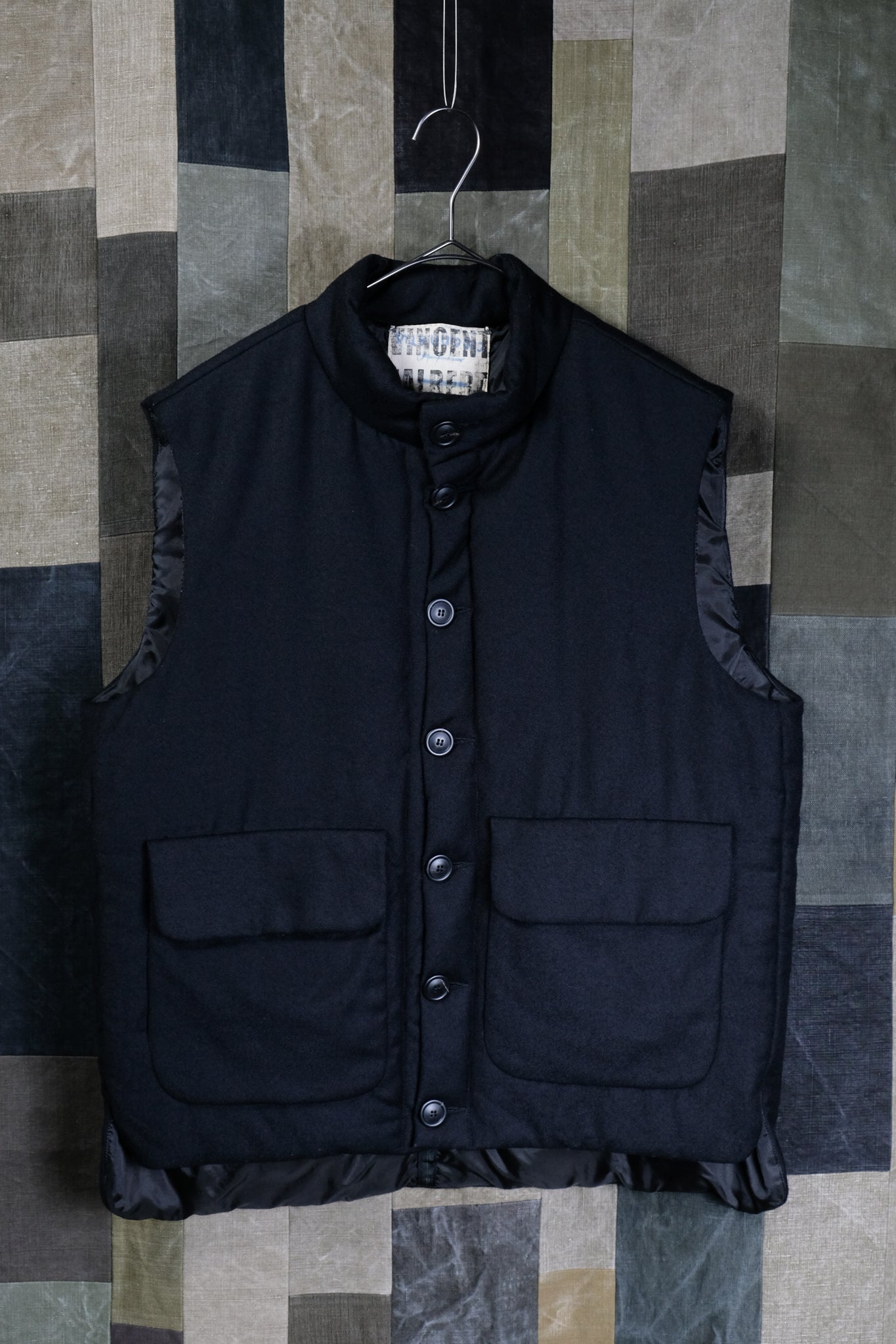 VINCENT JALBERT "QUILTED VEST FLANNEL"