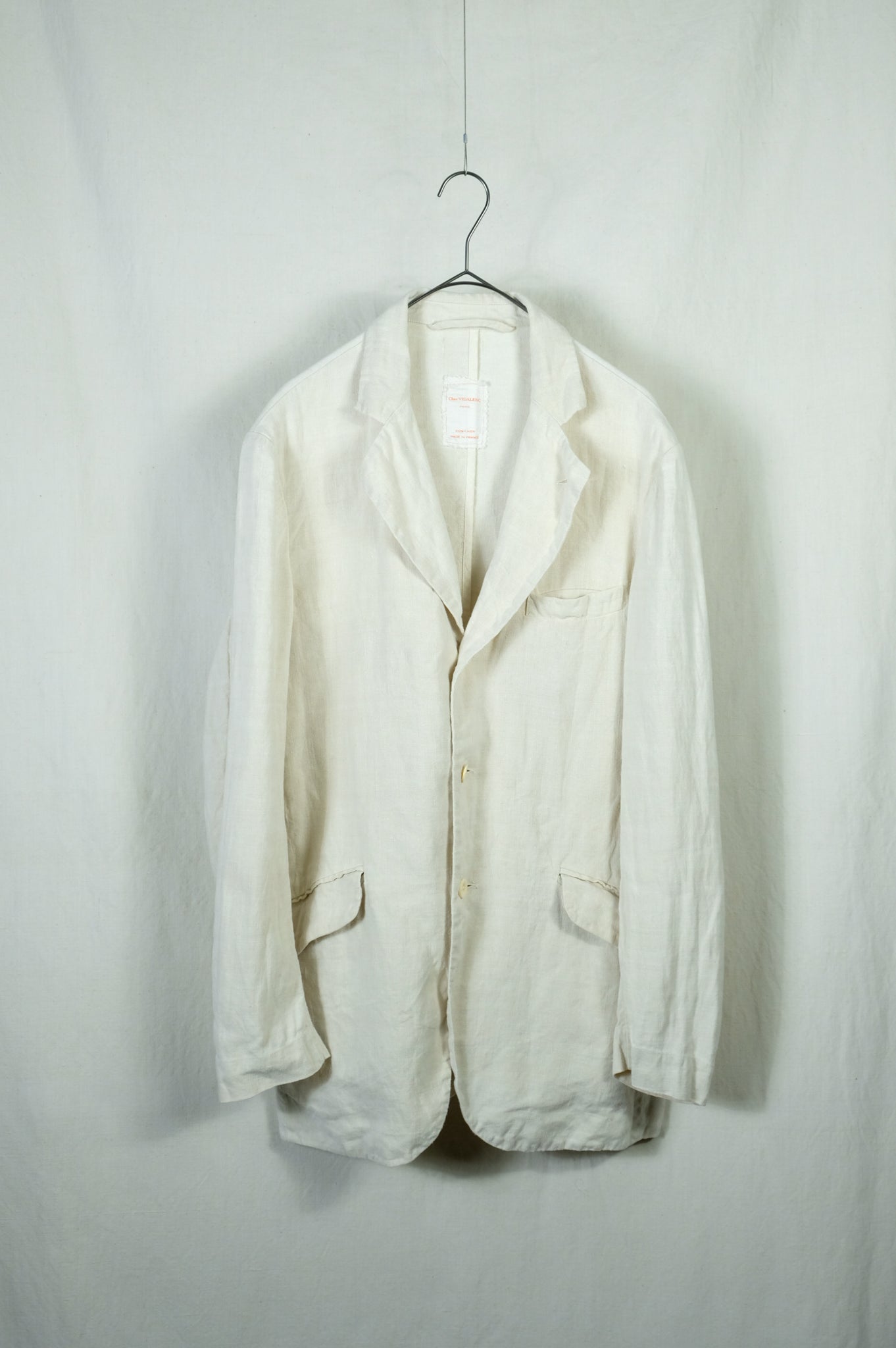 Chez VIDALENC "Jacket Phil unlined  (Prototype) / NATURAL"