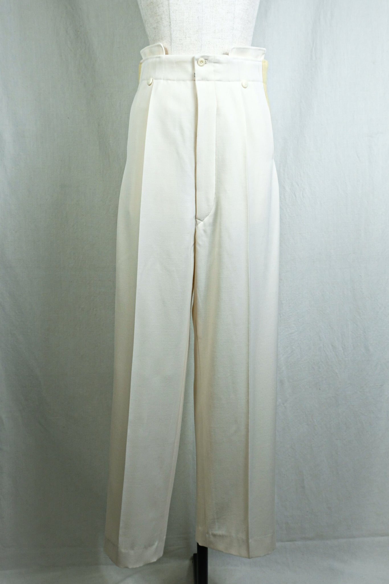 FUMIKA_UCHIDA "HIGH WAIST PANTS / IVORY / YELLOW"