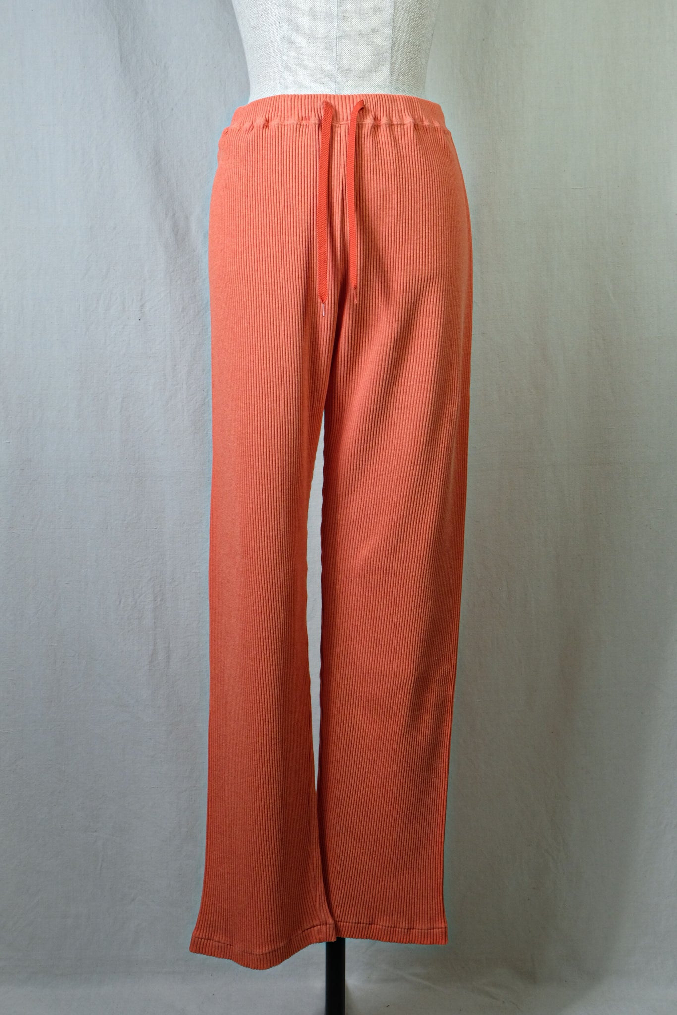 FilMelange "DOVE / COTTON WOOL RIB PANTS / SALMON"