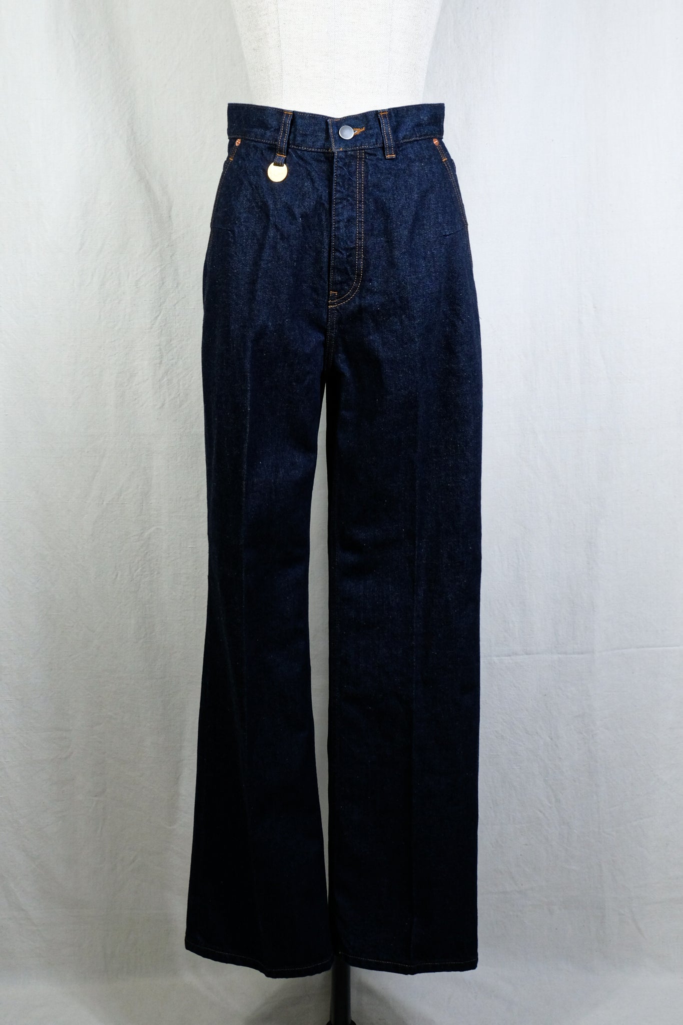 PHOTOCOPIEU "HI-WAIST DENIM PANTS / DAPHNE (NAVY)"