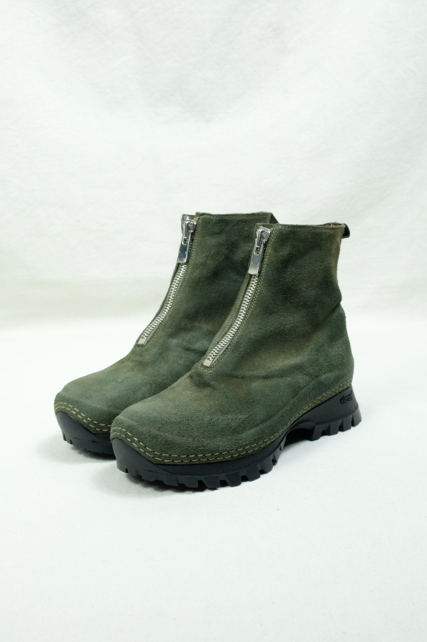 GUIDI "VS01 FRONT ZIP BOOT / SOFT HORSE REVERSE"